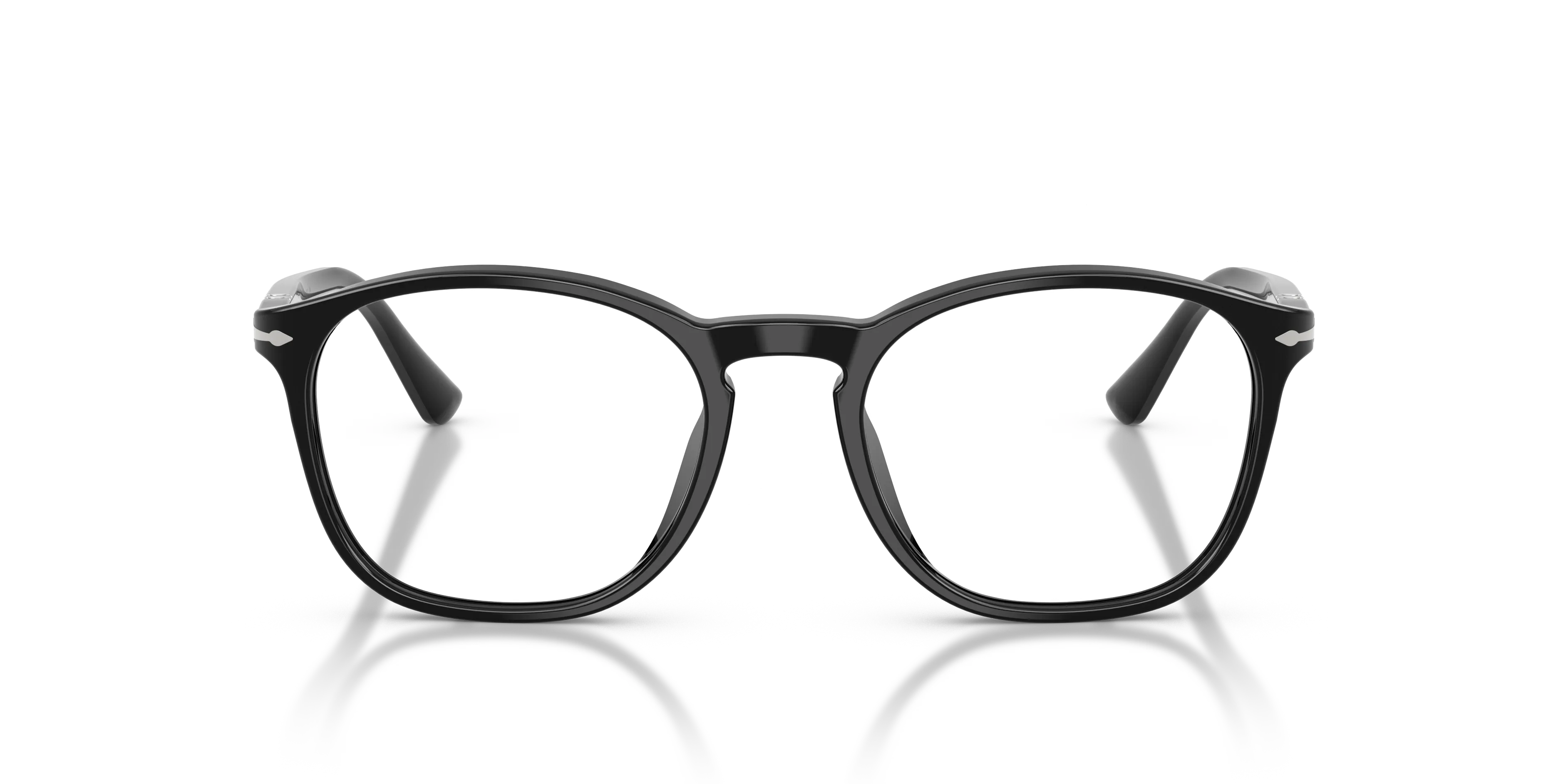 Persol PO3007VX 95 Montature da vista Acetato Nero Trasparente Squadrata Normale - immagine 3
