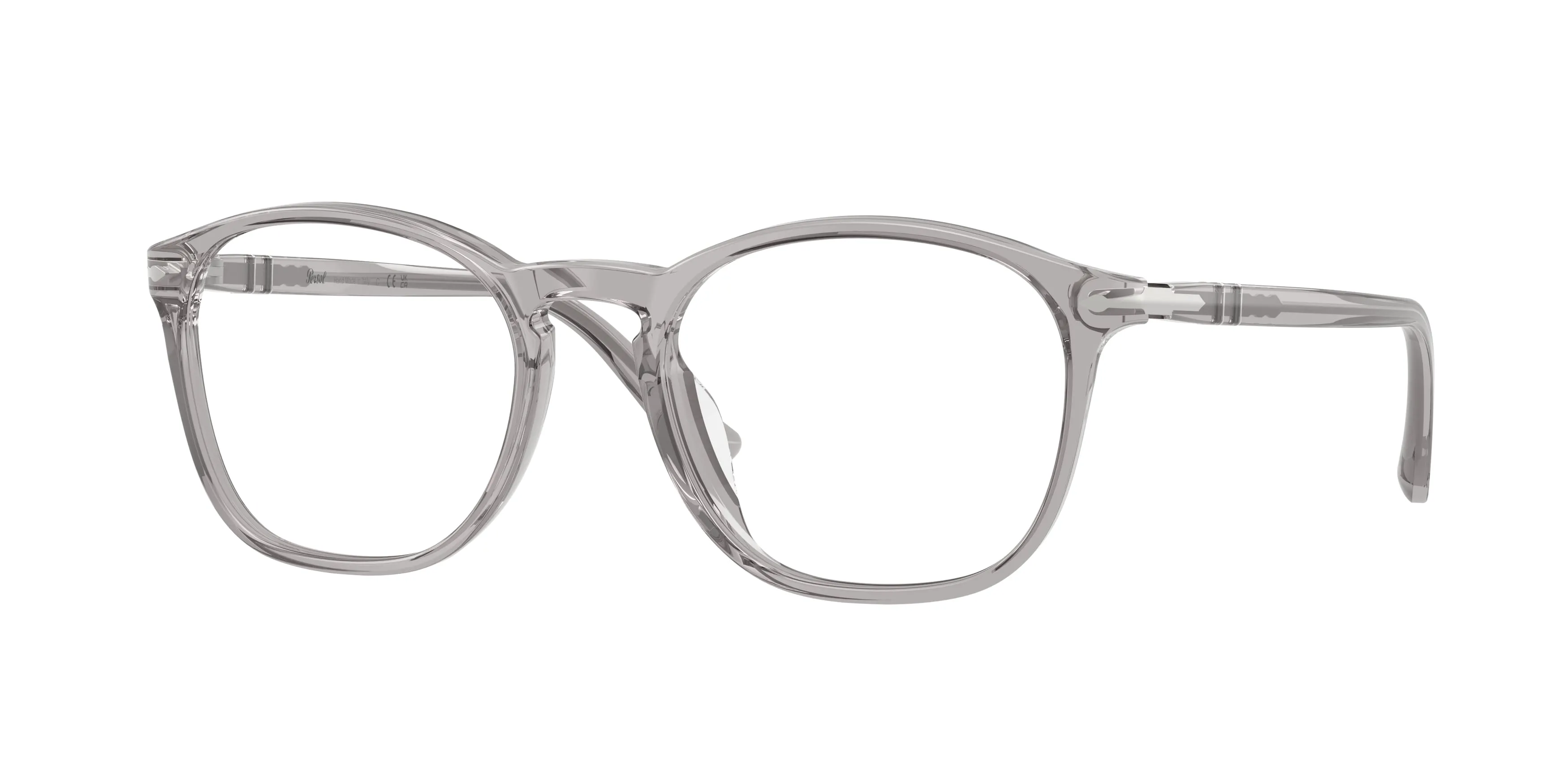 Persol PO3007VX 309 Montature da vista Acetato Grigio Trasparente Squadrata Normale - immagine 1