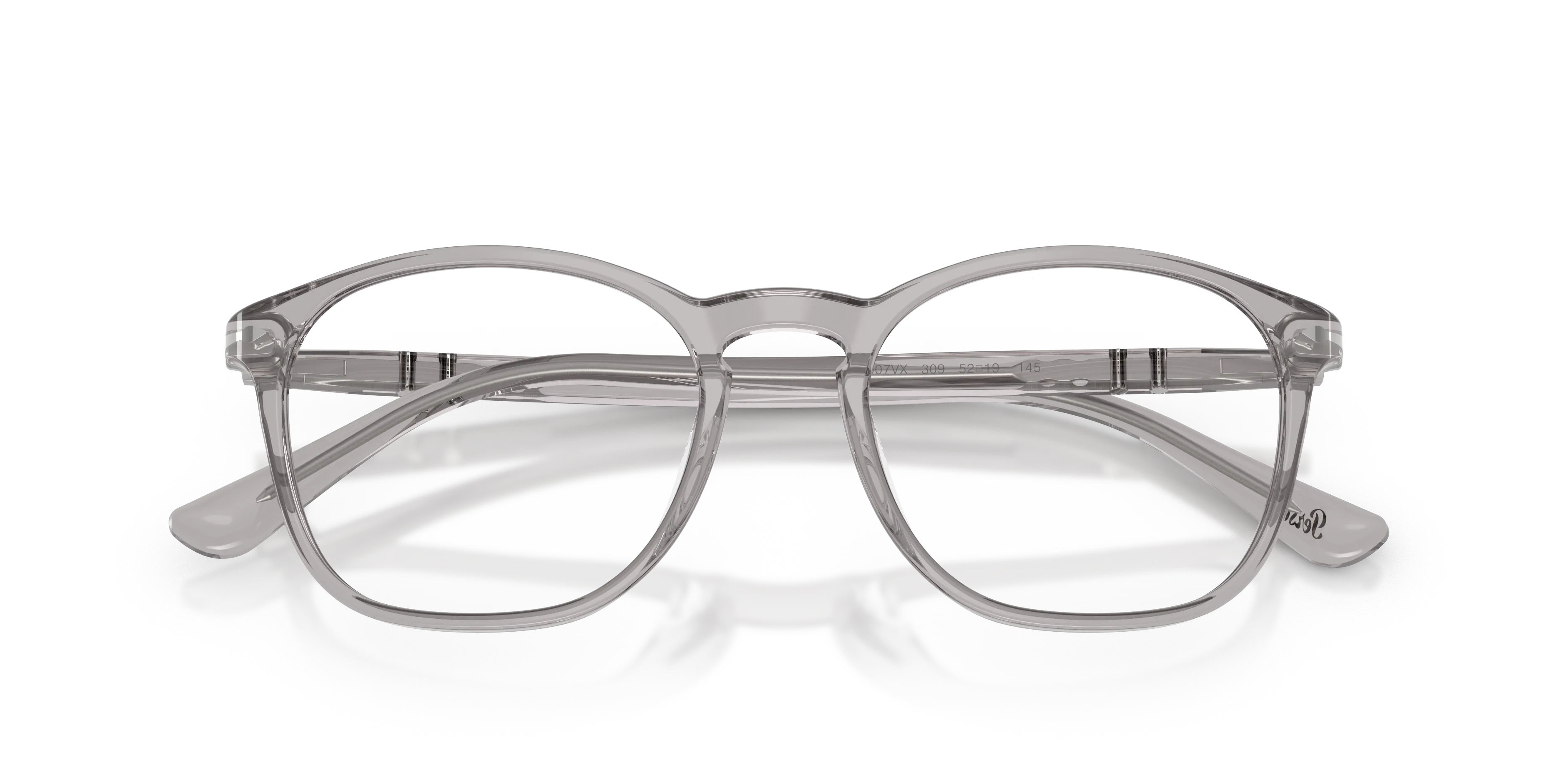 Persol PO3007VX 309 Montature da vista Acetato Grigio Trasparente Squadrata Normale - immagine 2
