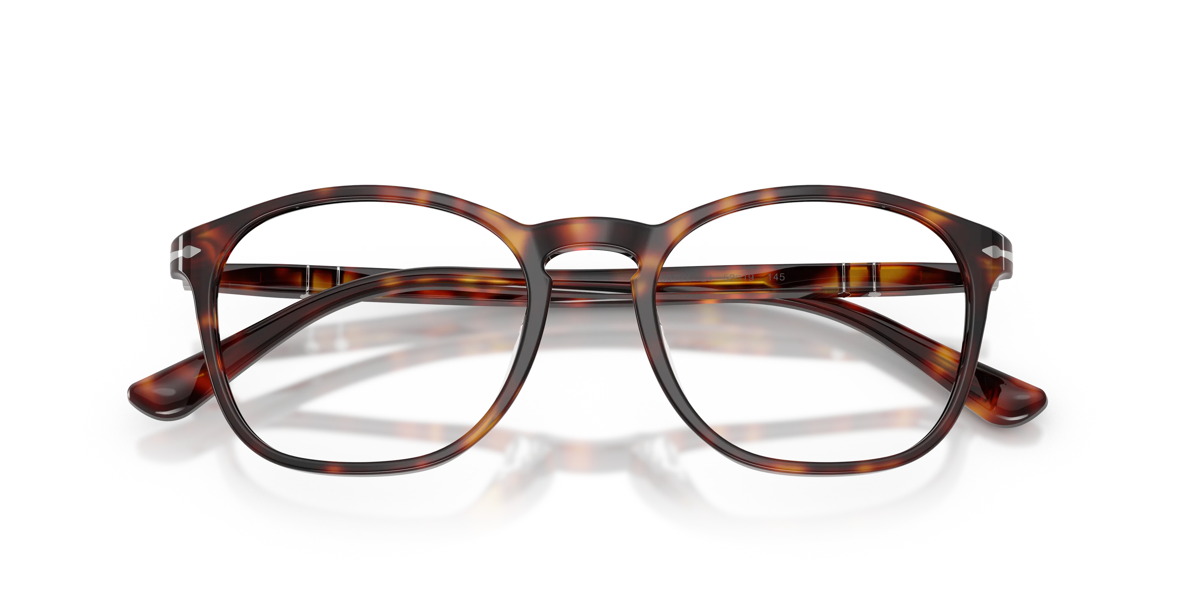 Persol PO3007VX 24 Montature da vista Acetato Tartaruga Trasparente Squadrata Normale - immagine 2