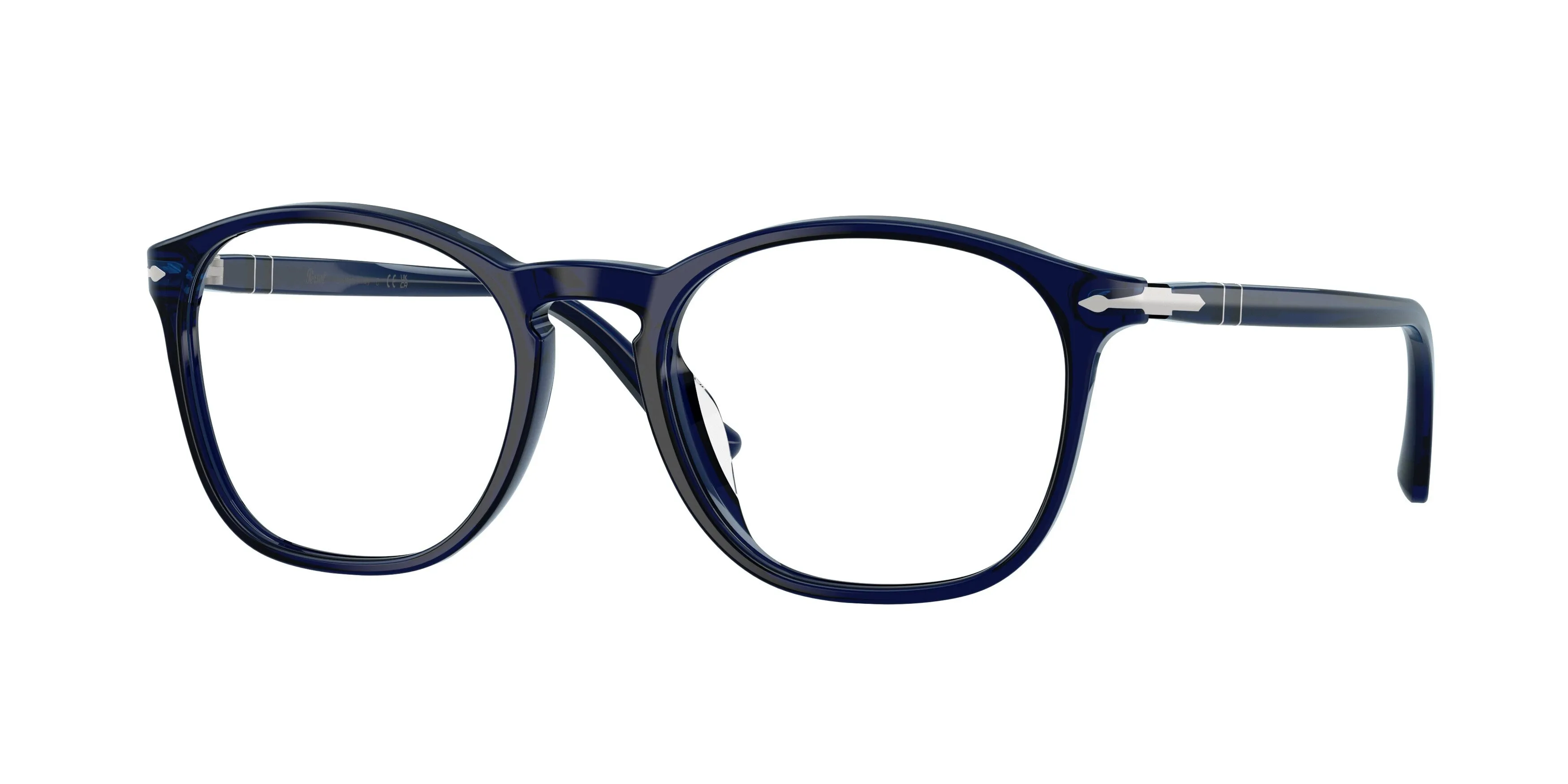 Persol PO3007VX 181 Montature da vista Acetato Blu Trasparente Squadrata Normale - immagine 1