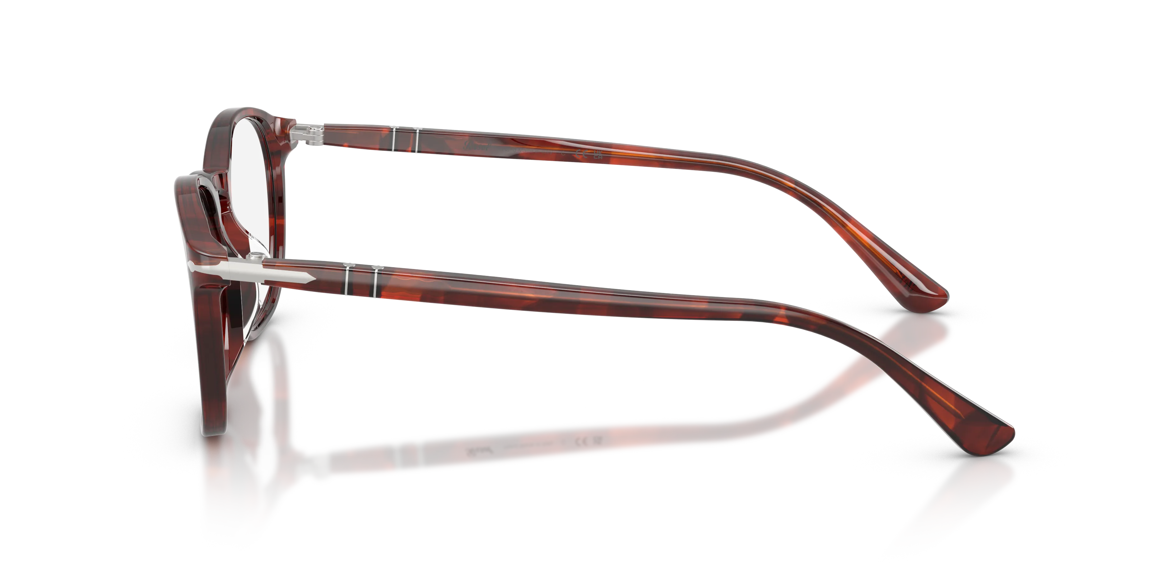 Persol PO3007VX 1242 Montature da vista Acetato Tartaruga Trasparente Squadrata Normale - immagine 4