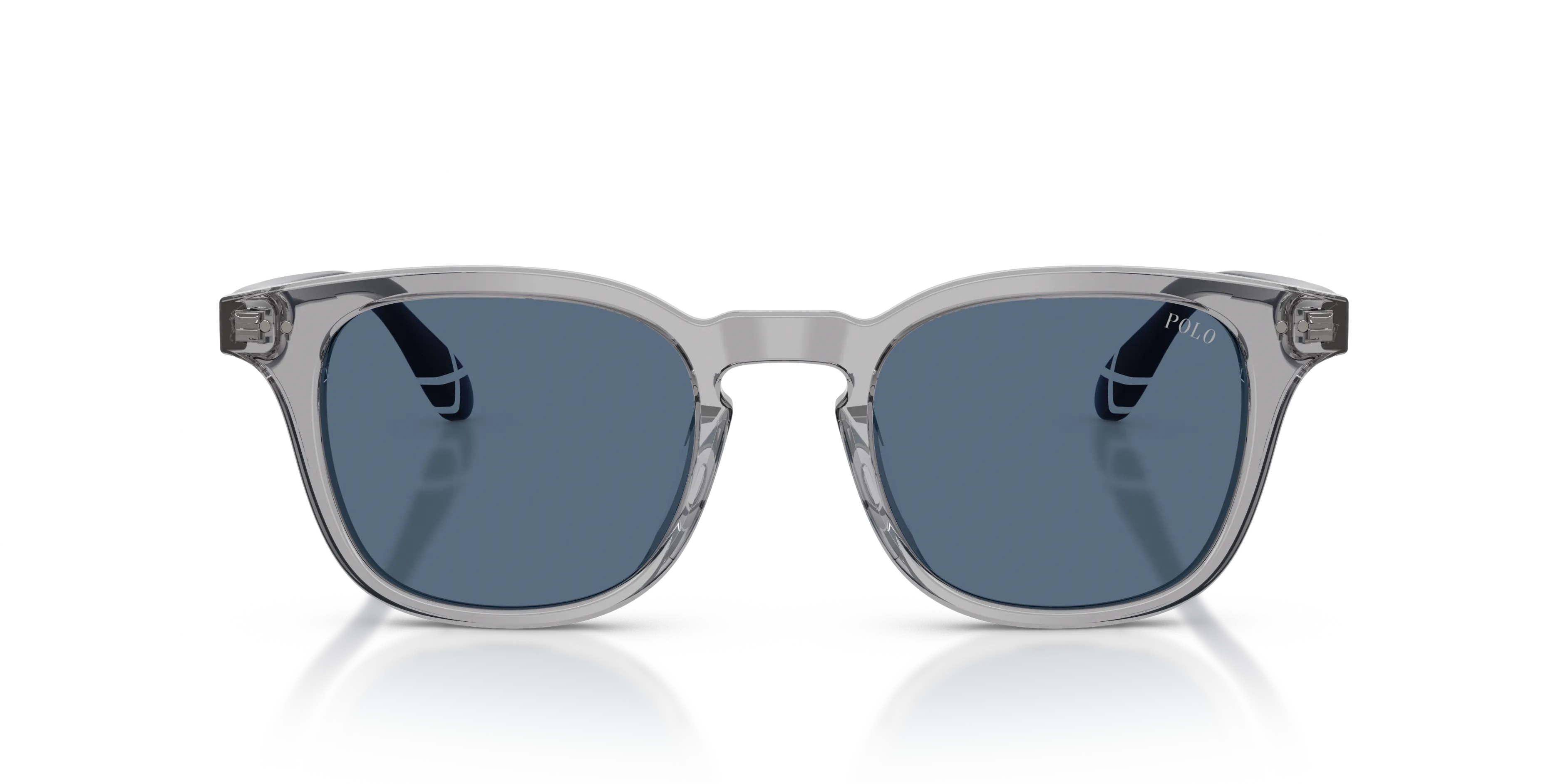 Polo Ralph Lauren PH4251U 631780 Occhiali da sole Acetato Grigio Blu Pantos Normale - immagine 3