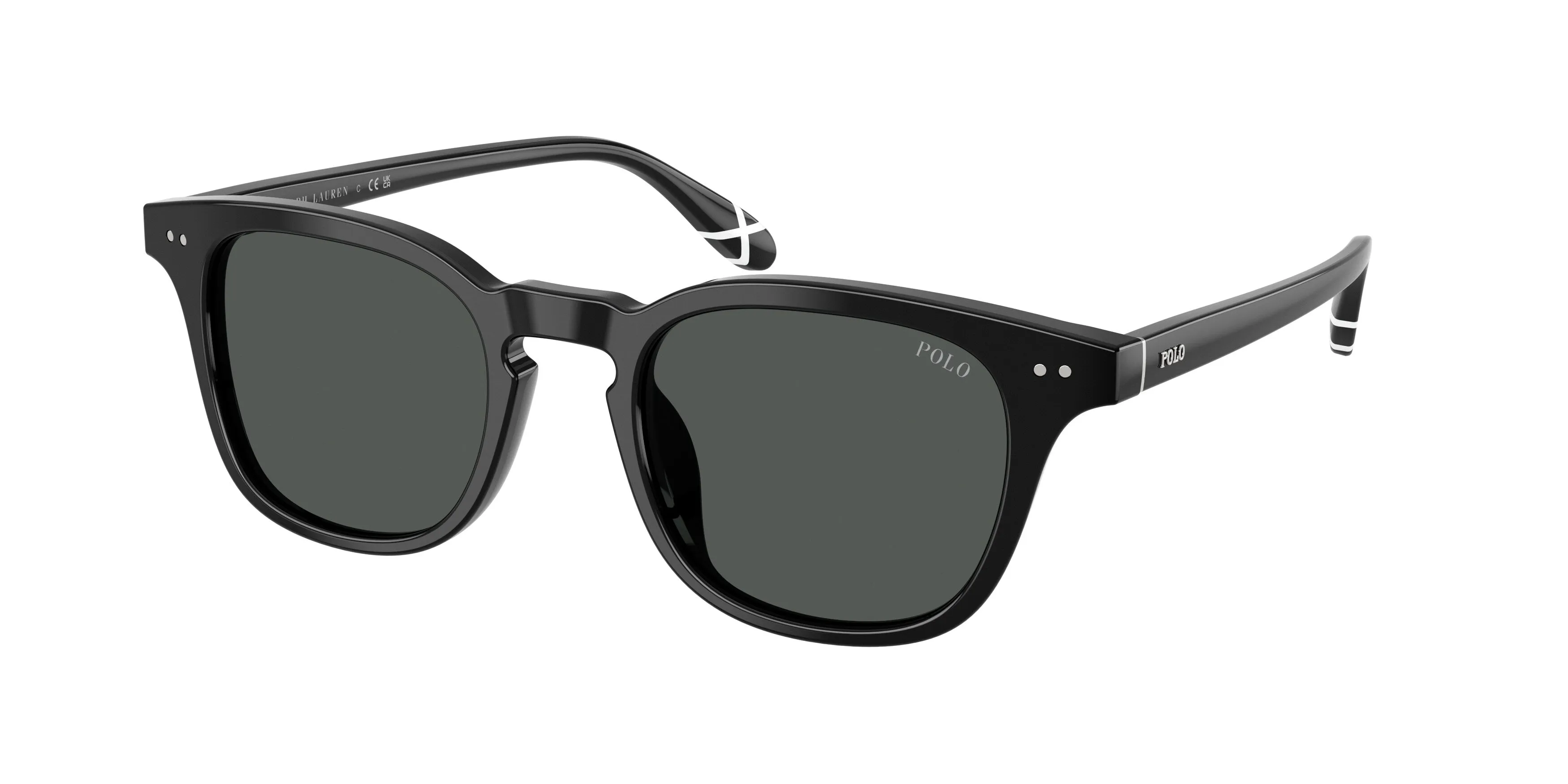 Polo Ralph Lauren PH4251U 500187 Occhiali da sole Acetato Nero Grigio Pantos Normale - immagine 1