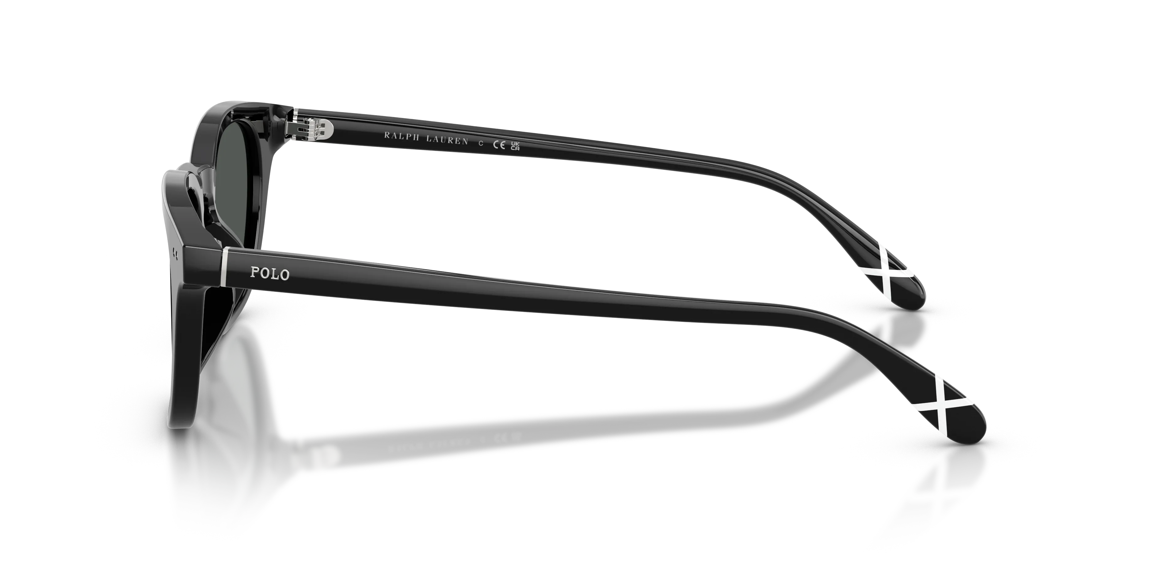 Polo Ralph Lauren PH4251U 500187 Occhiali da sole Acetato Nero Grigio Pantos Normale - immagine 4
