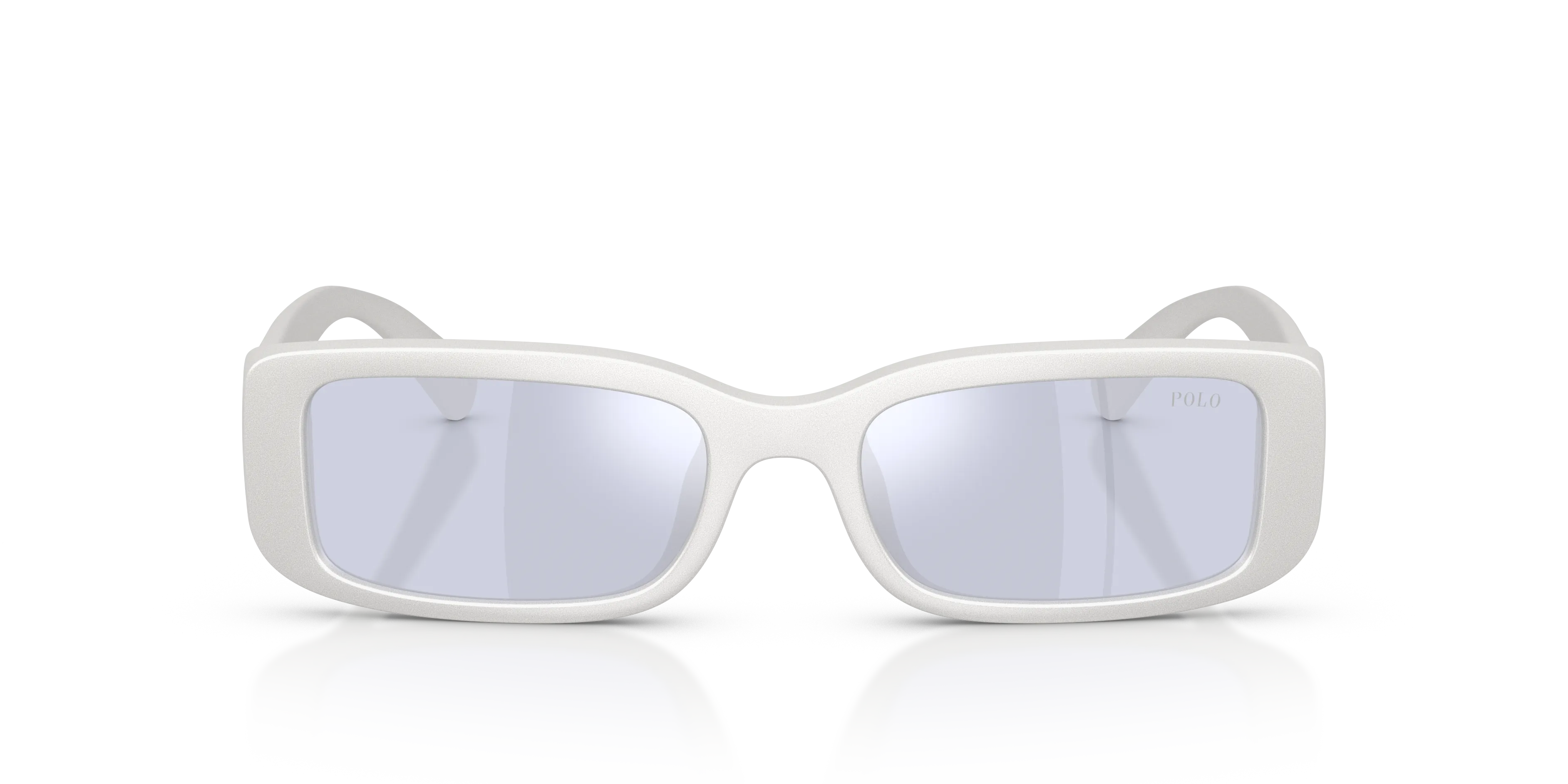 Polo Ralph Lauren PH4249U 58621U Occhiali da sole Iniettato Argento Viola Squadrata Normale - immagine 3