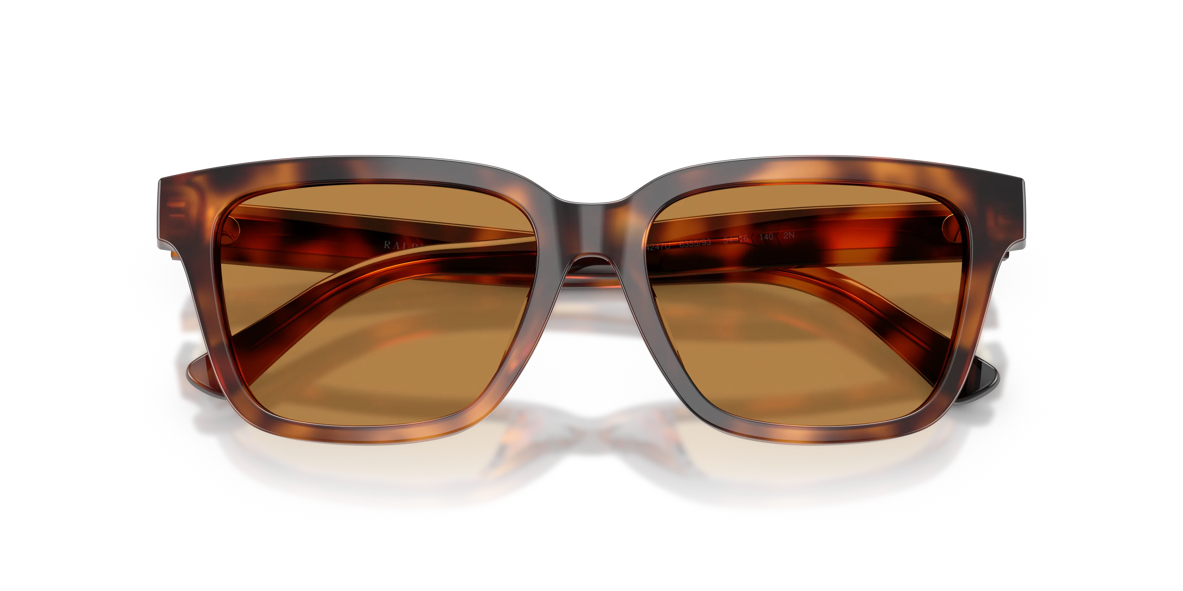 Polo Ralph Lauren PH4247U 635593 Occhiali da sole Acetato Tartaruga Marrone Squadrata Normale - immagine 2
