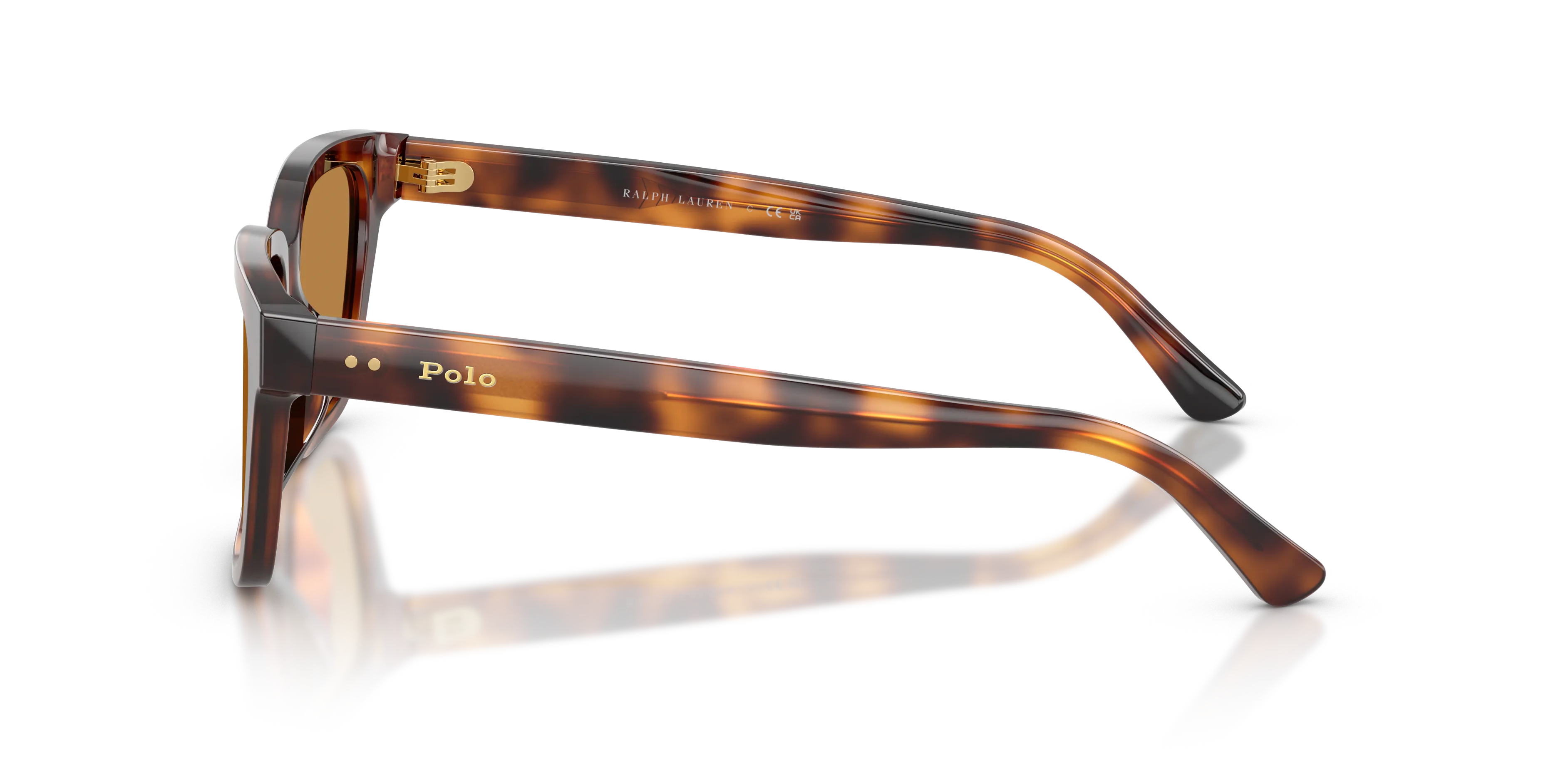 Polo Ralph Lauren PH4247U 635593 Occhiali da sole Acetato Tartaruga Marrone Squadrata Normale - immagine 4