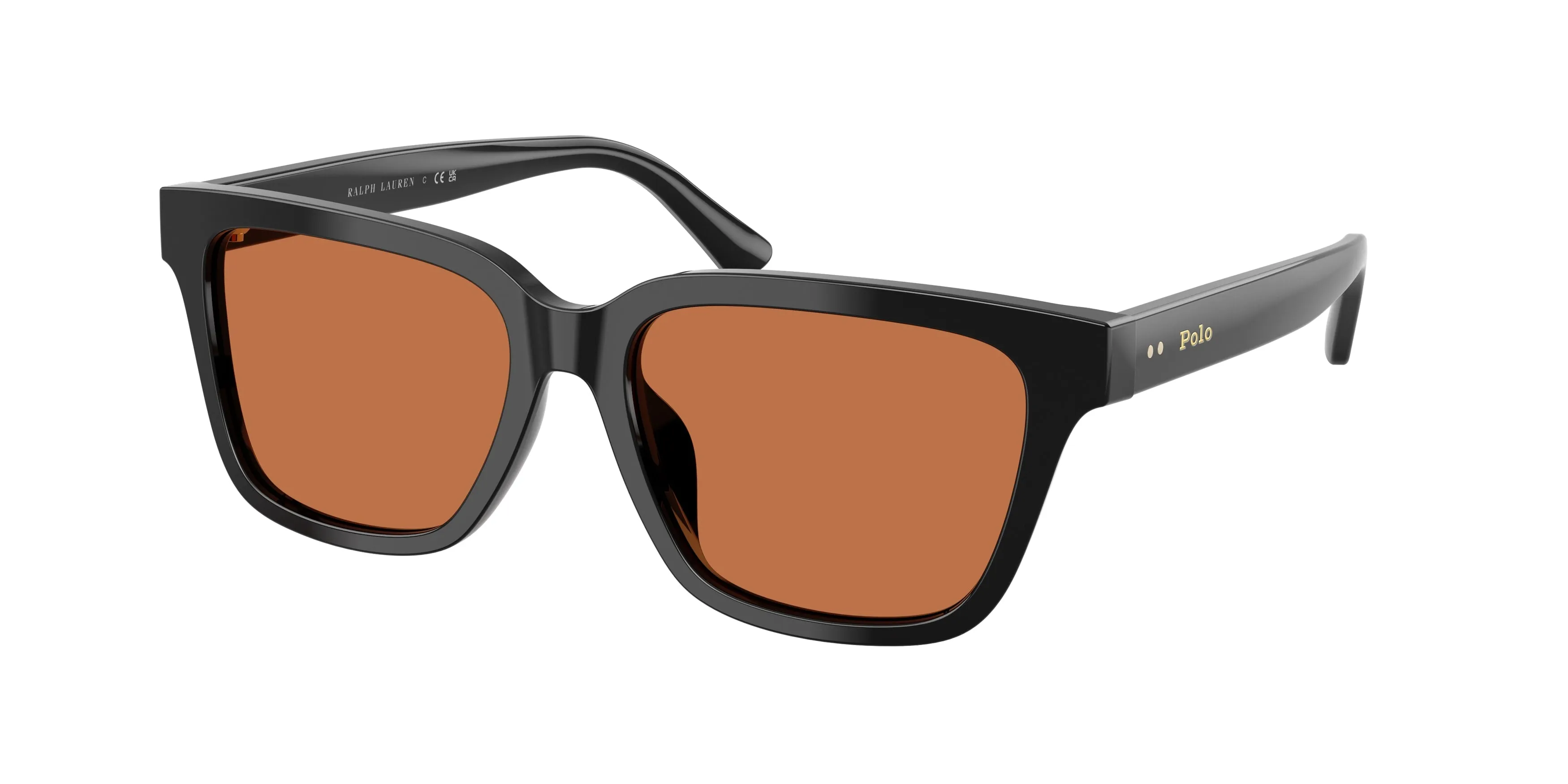 Polo Ralph Lauren PH4247U 500173 Occhiali da sole Acetato Nero Marrone Squadrata Normale - immagine 1