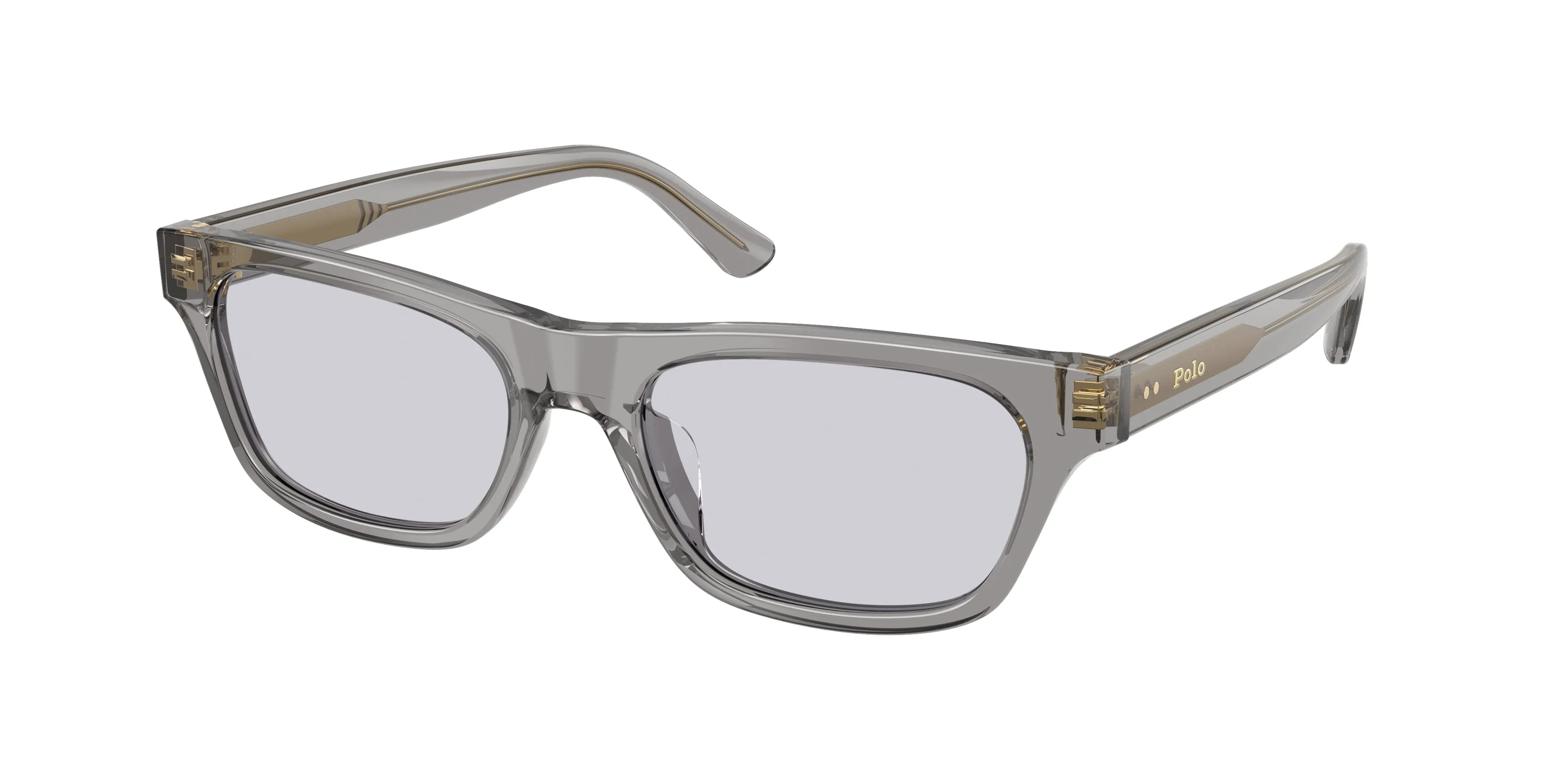 Polo Ralph Lauren PH4238U 63181A Occhiali da sole Acetato Grigio Lilla Squadrata Normale - immagine 1