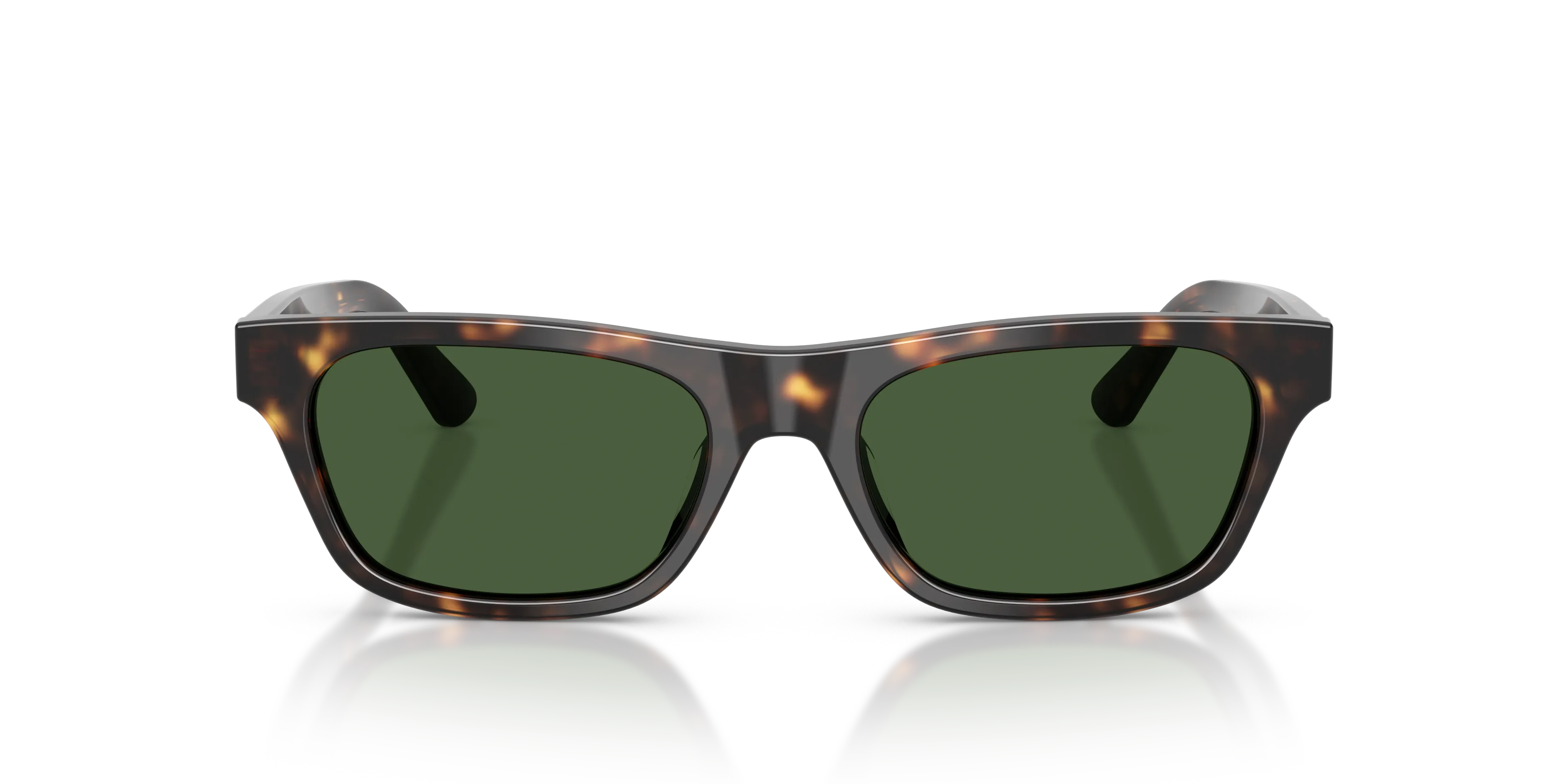Polo Ralph Lauren PH4238U 500371 Occhiali da sole Acetato Tartaruga Verde Squadrata Normale - immagine 3