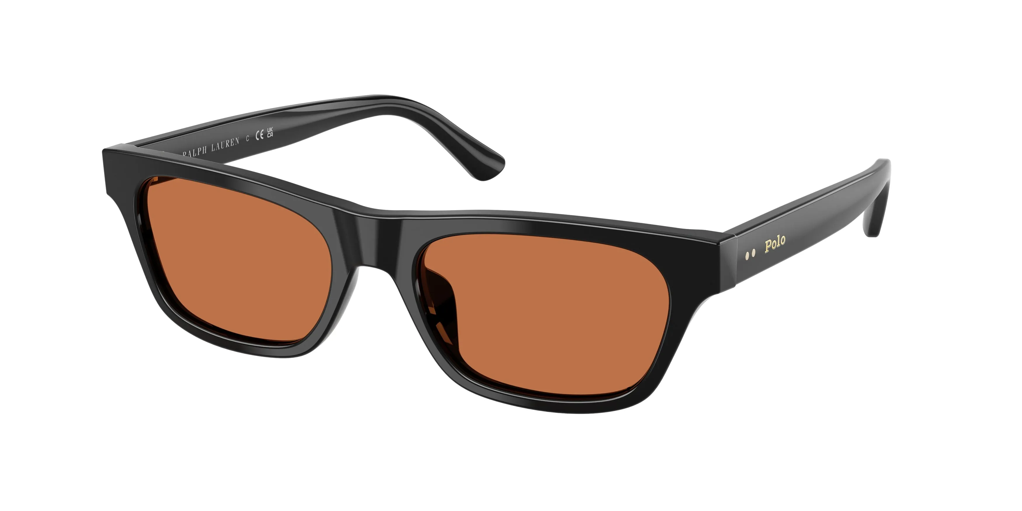 Polo Ralph Lauren PH4238U 500173 Occhiali da sole Acetato Nero Marrone Squadrata Normale - immagine 1