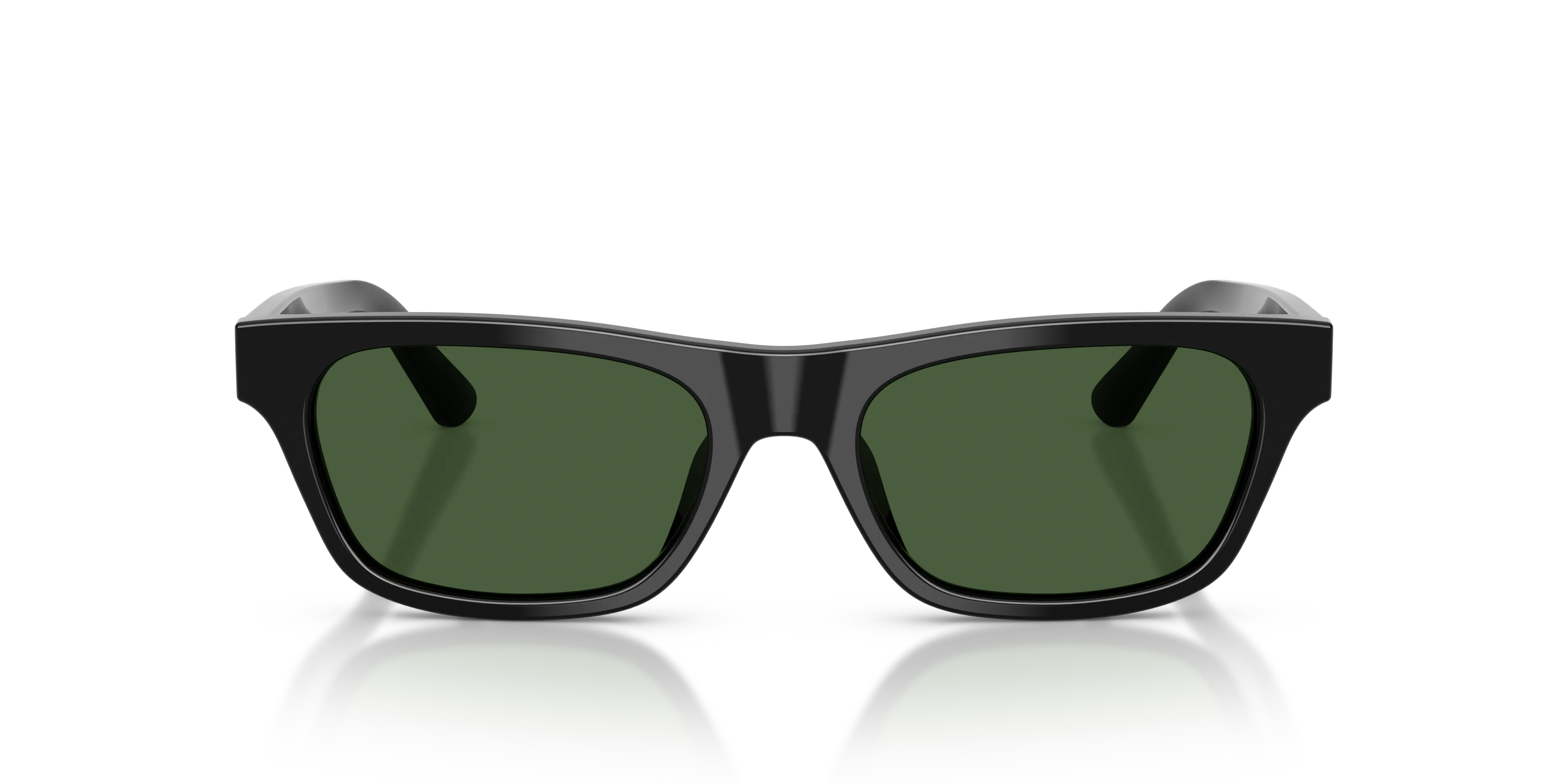 Polo Ralph Lauren PH4238U 500171 Occhiali da sole Acetato Nero Verde Squadrata Normale - immagine 3