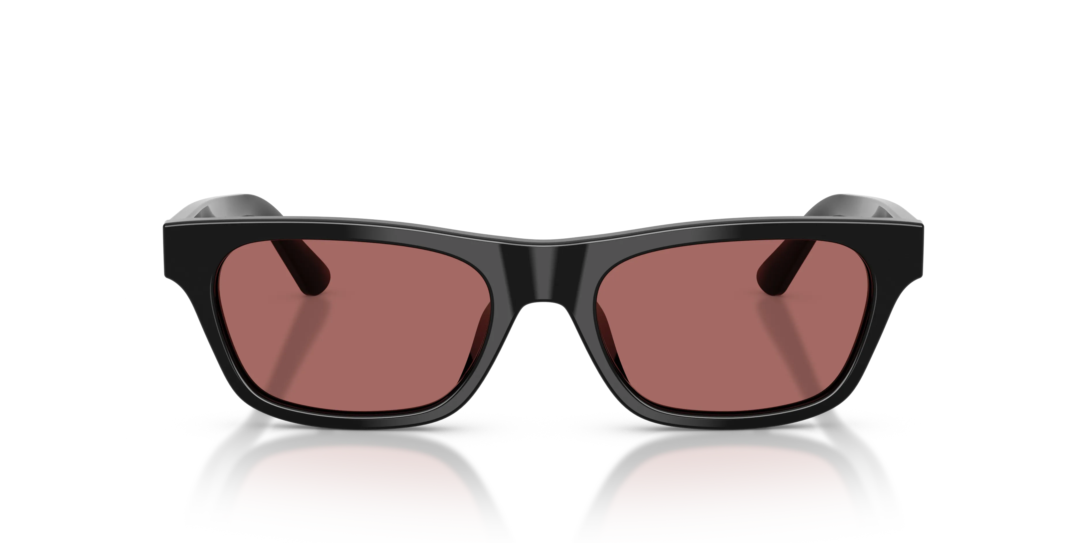 Polo Ralph Lauren PH4238U 500169 Occhiali da sole Acetato Nero Viola Squadrata Normale - immagine 3