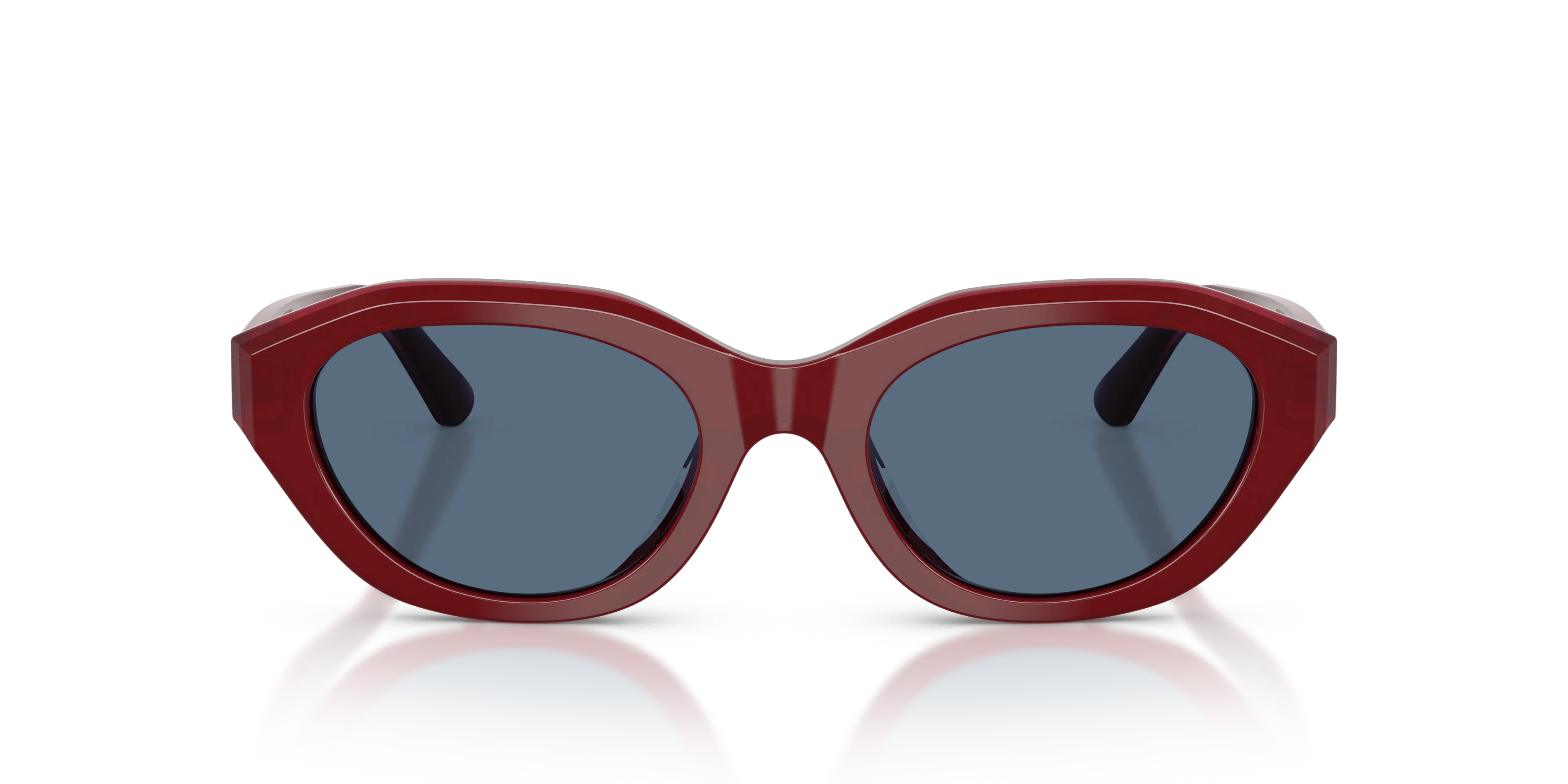 Polo Ralph Lauren PH4237U 639280 Occhiali da sole Acetato Rosso Blu Cat Eye Normale - immagine 3