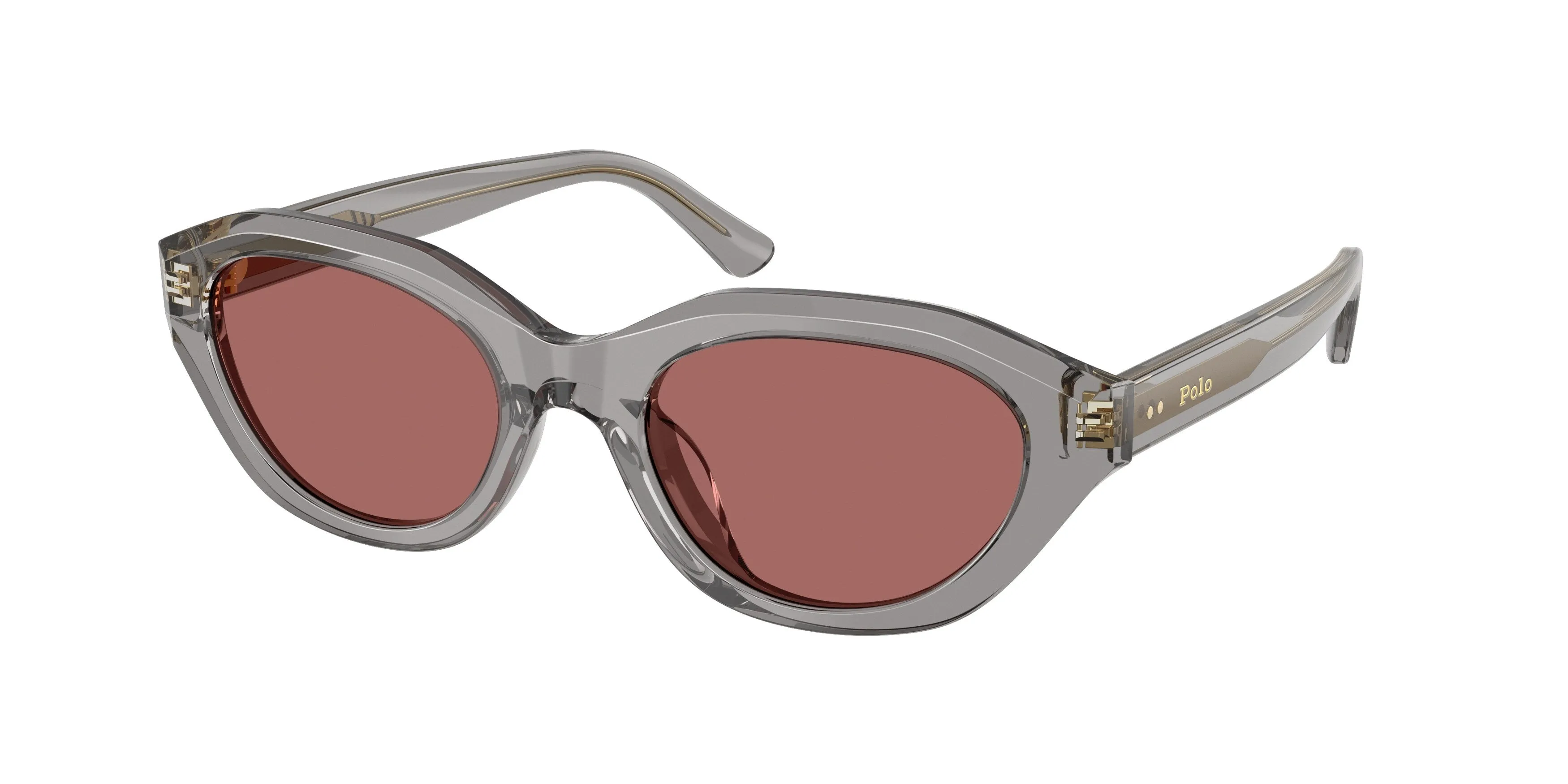 Polo Ralph Lauren PH4237U 631869 Occhiali da sole Acetato Grigio Viola Cat Eye Normale - immagine 1