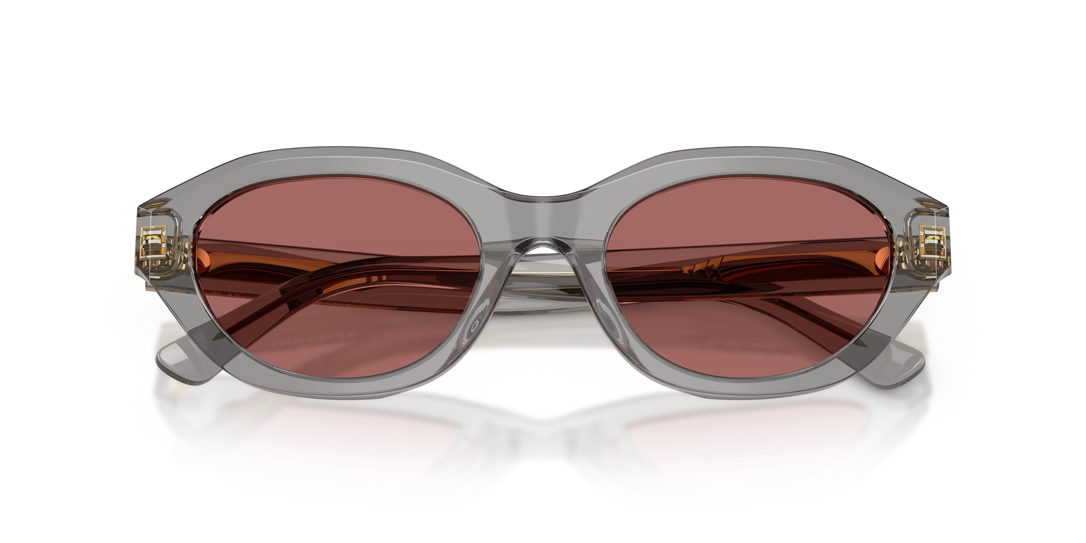 Polo Ralph Lauren PH4237U 631869 Occhiali da sole Acetato Grigio Viola Cat Eye Normale - immagine 2