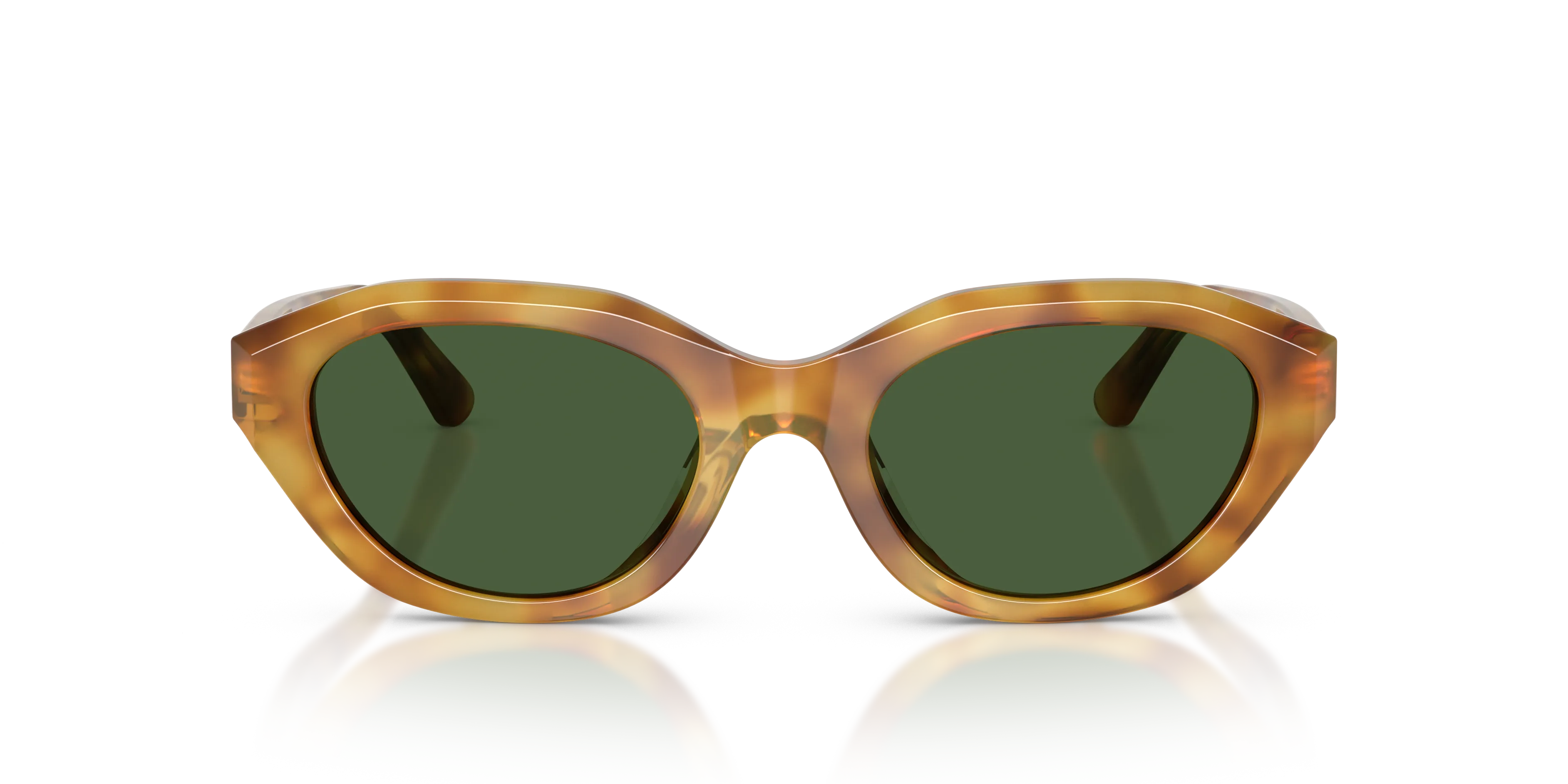 Polo Ralph Lauren PH4237U 618571 Occhiali da sole Acetato Tartaruga Verde Cat Eye Normale - immagine 3