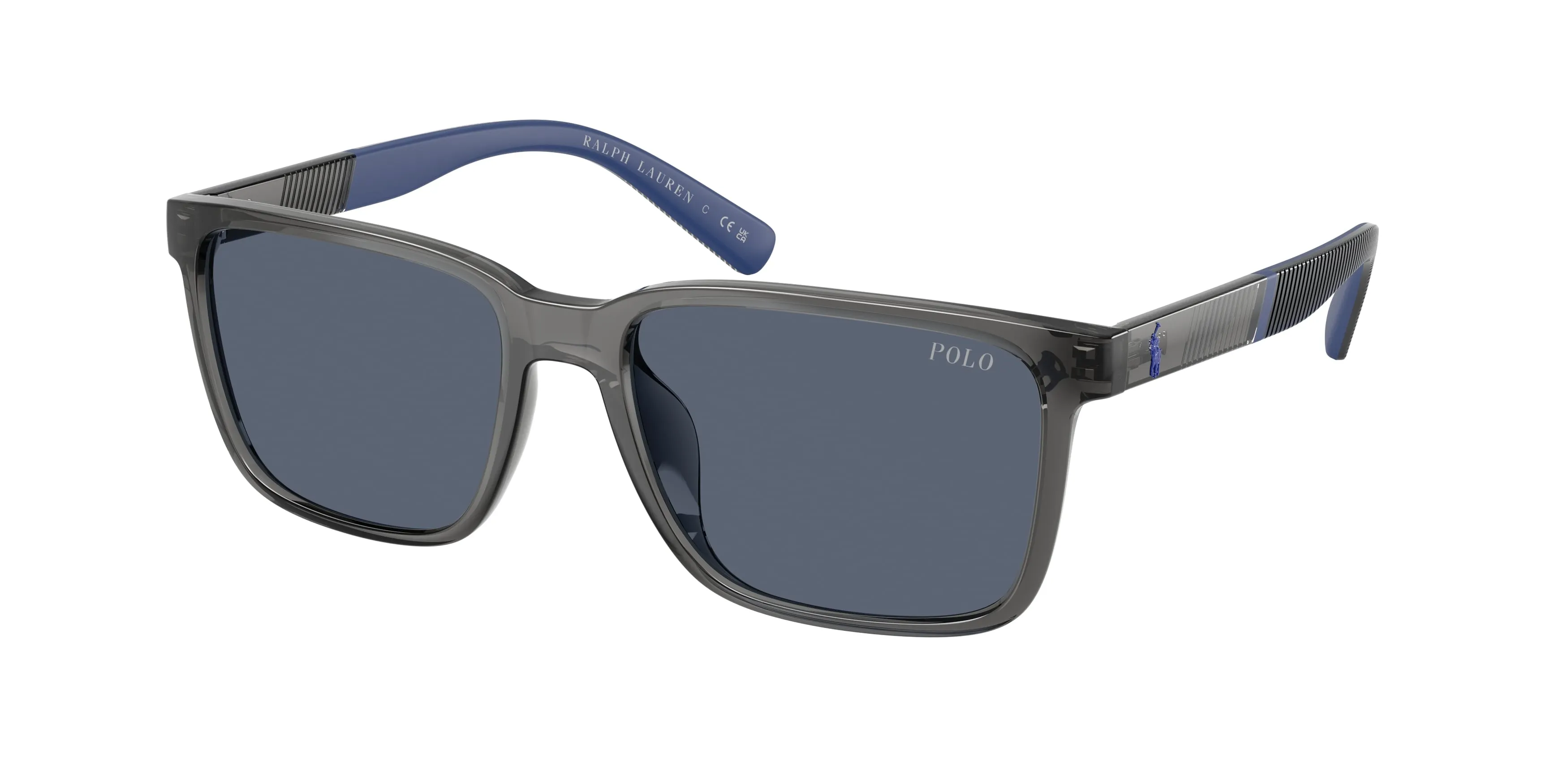 Polo Ralph Lauren PH4189U 579987 Occhiali da sole Iniettato Grigio Blu Squadrata Normale - immagine 1