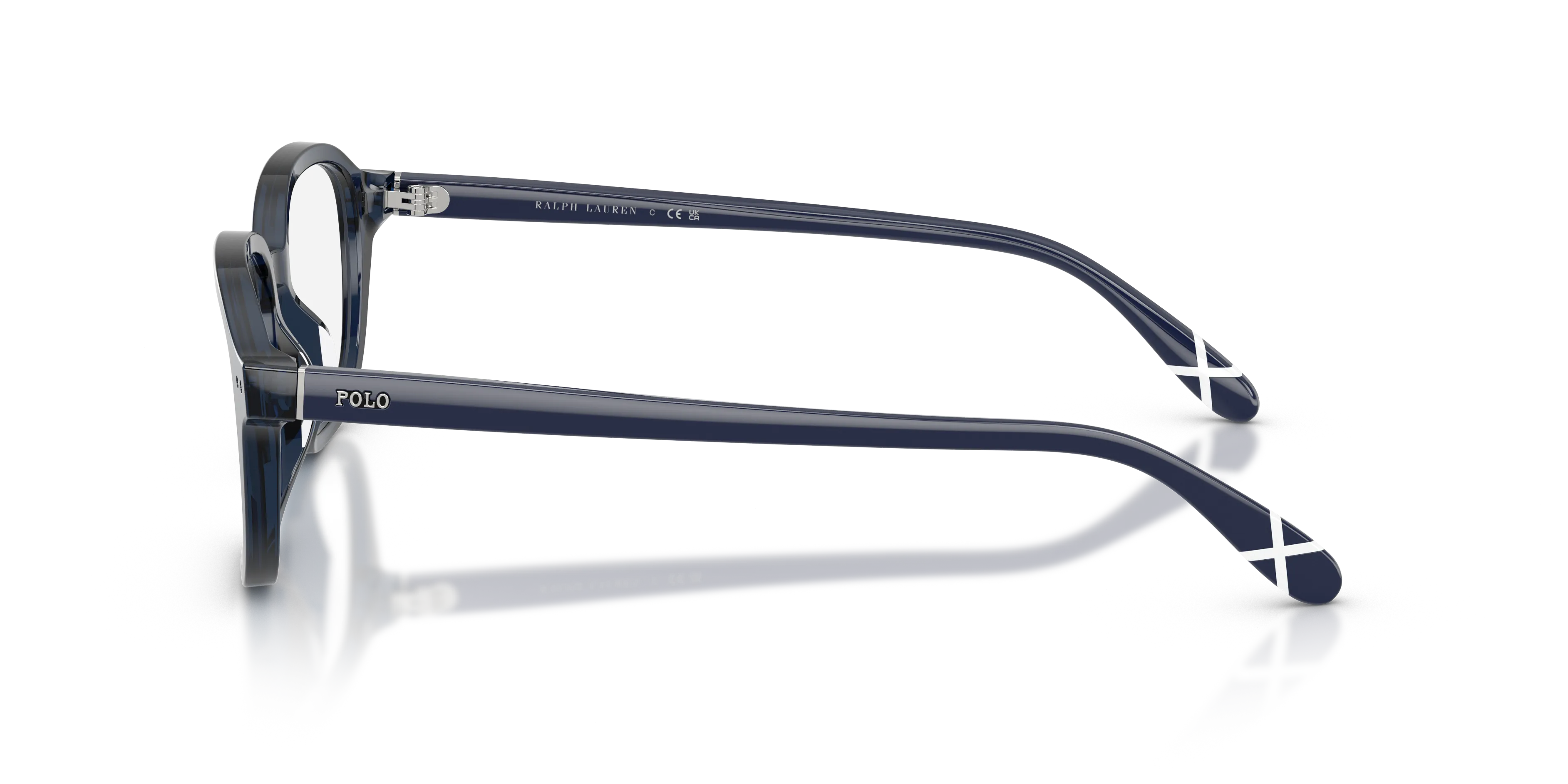 Polo Ralph Lauren PH2322U 5470 Montature da vista Acetato Blu Trasparente Squadrata Normale - immagine 4