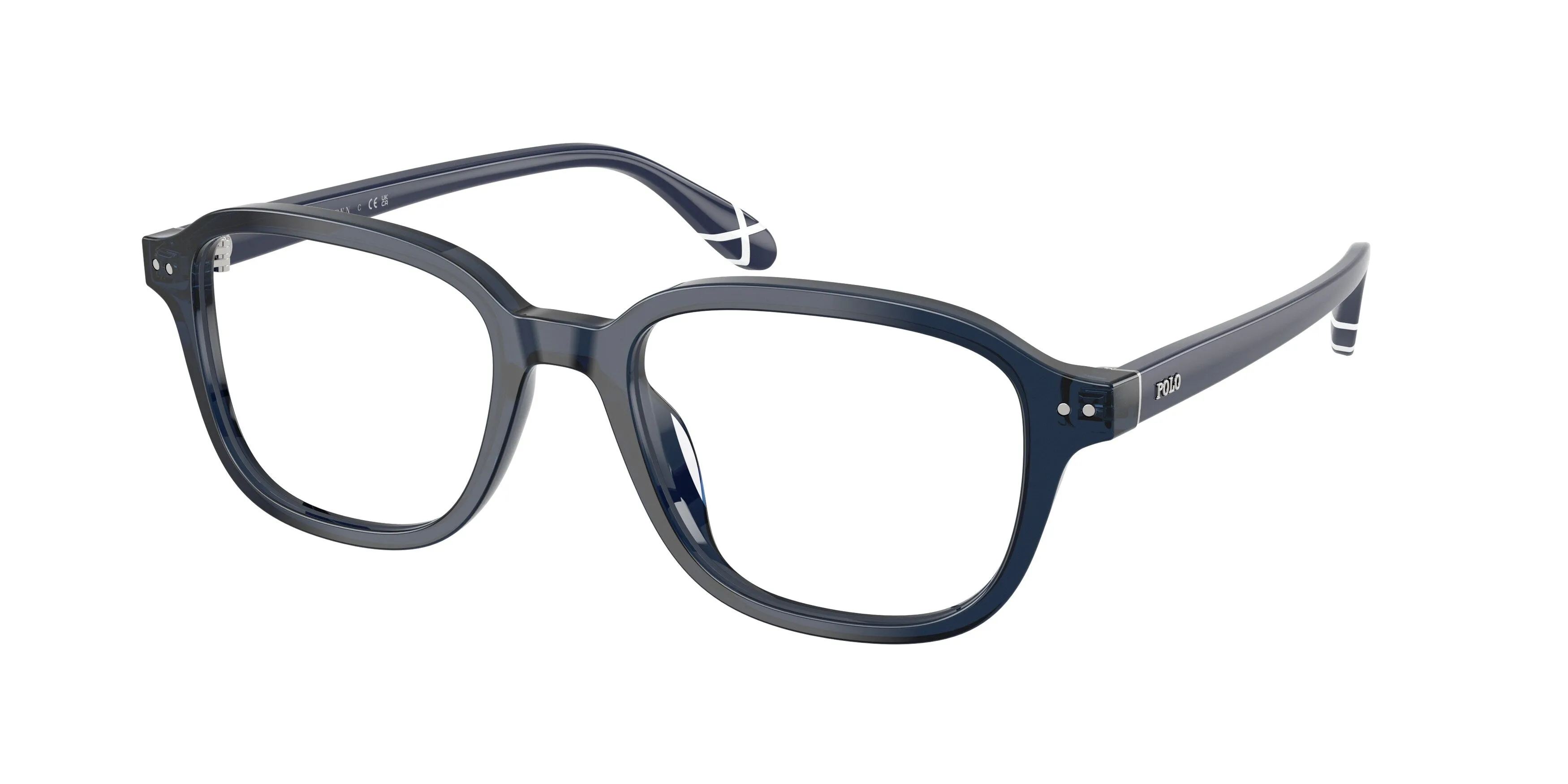 Polo Ralph Lauren PH2322U 5470 Montature da vista Acetato Blu Trasparente Squadrata Normale - immagine 1