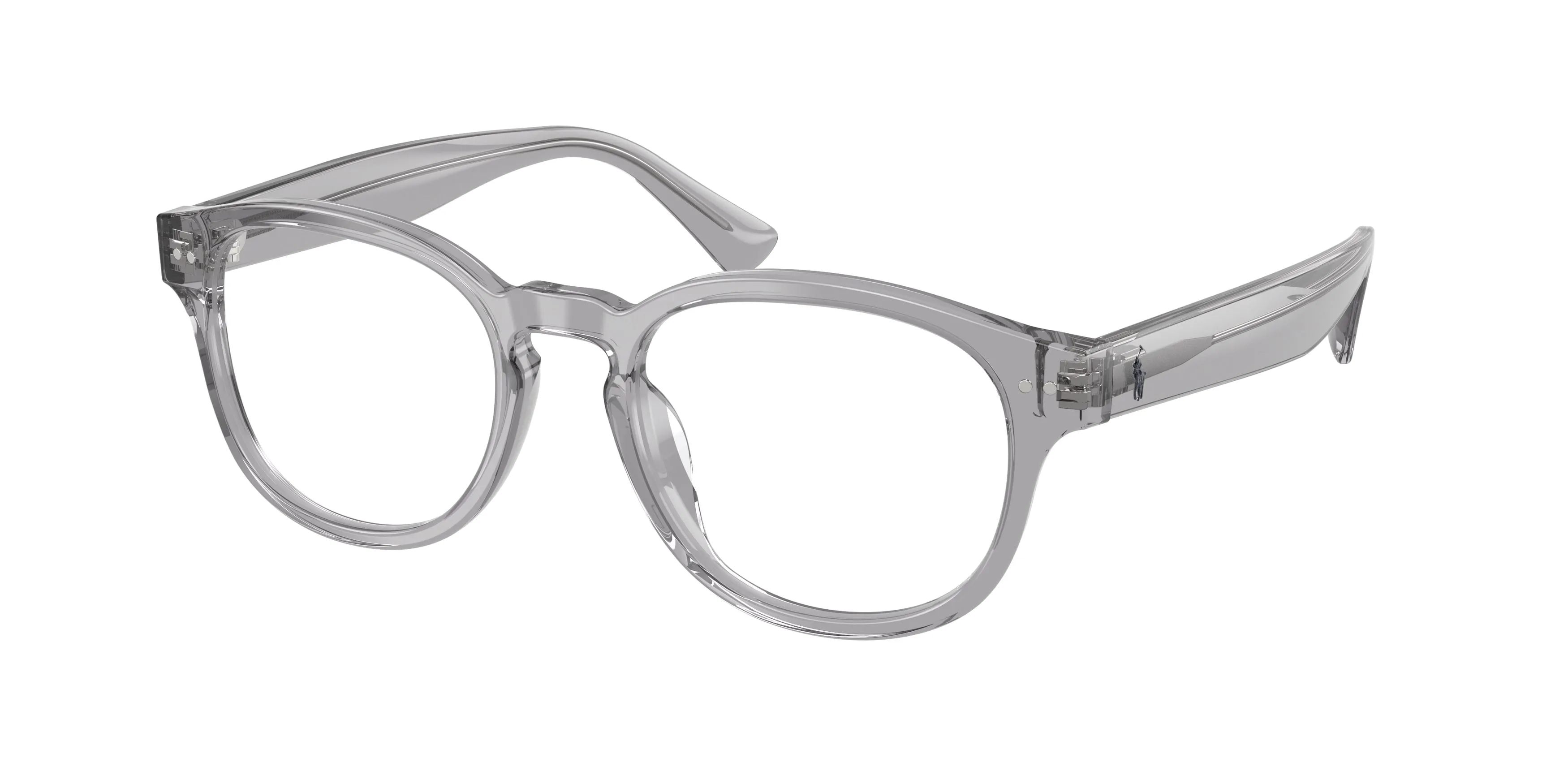Polo Ralph Lauren PH2318U 6317 Montature da vista Acetato Grigio Trasparente Pantos Normale - immagine 1