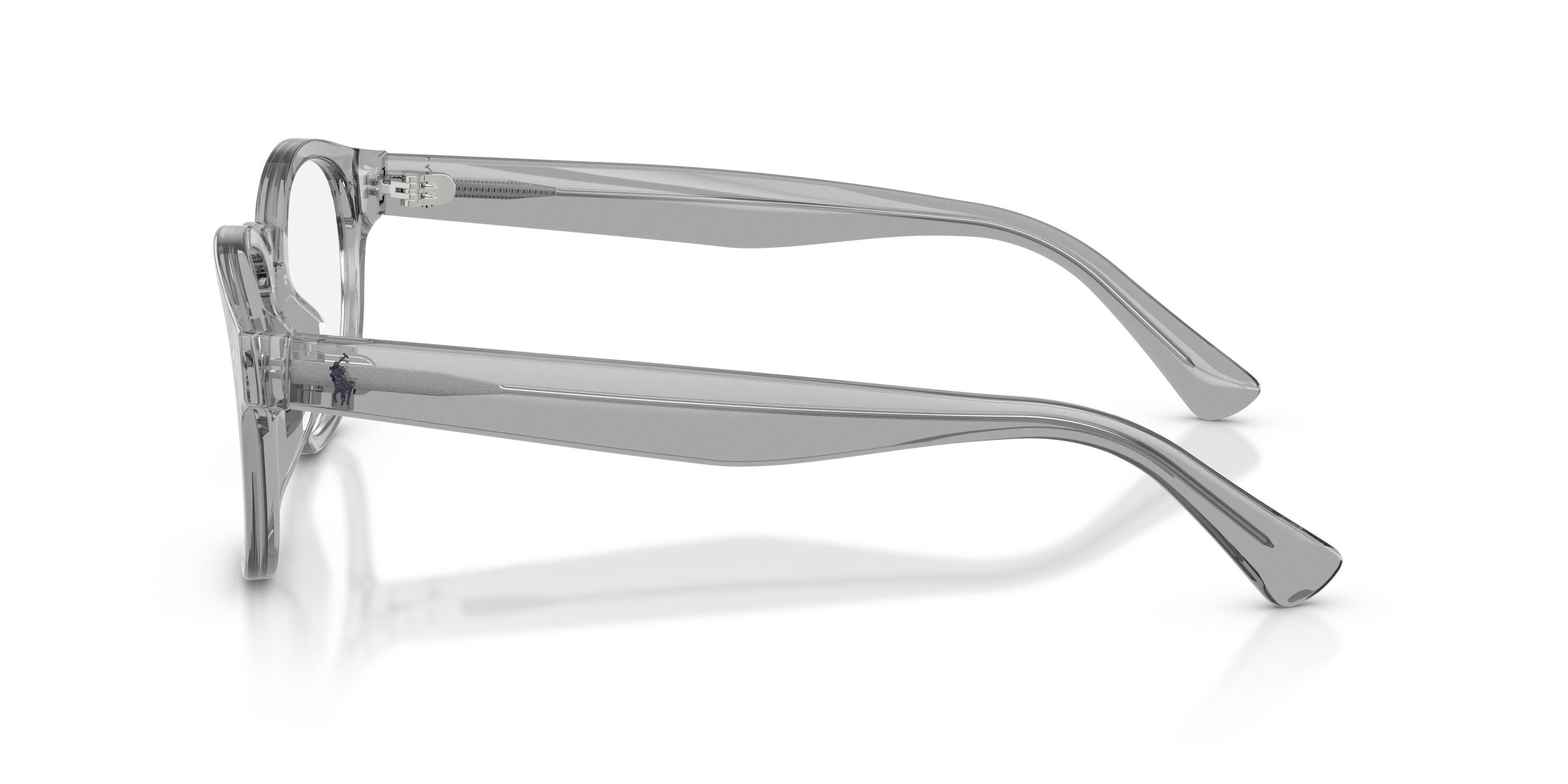 Polo Ralph Lauren PH2318U 6317 Montature da vista Acetato Grigio Trasparente Pantos Normale - immagine 4
