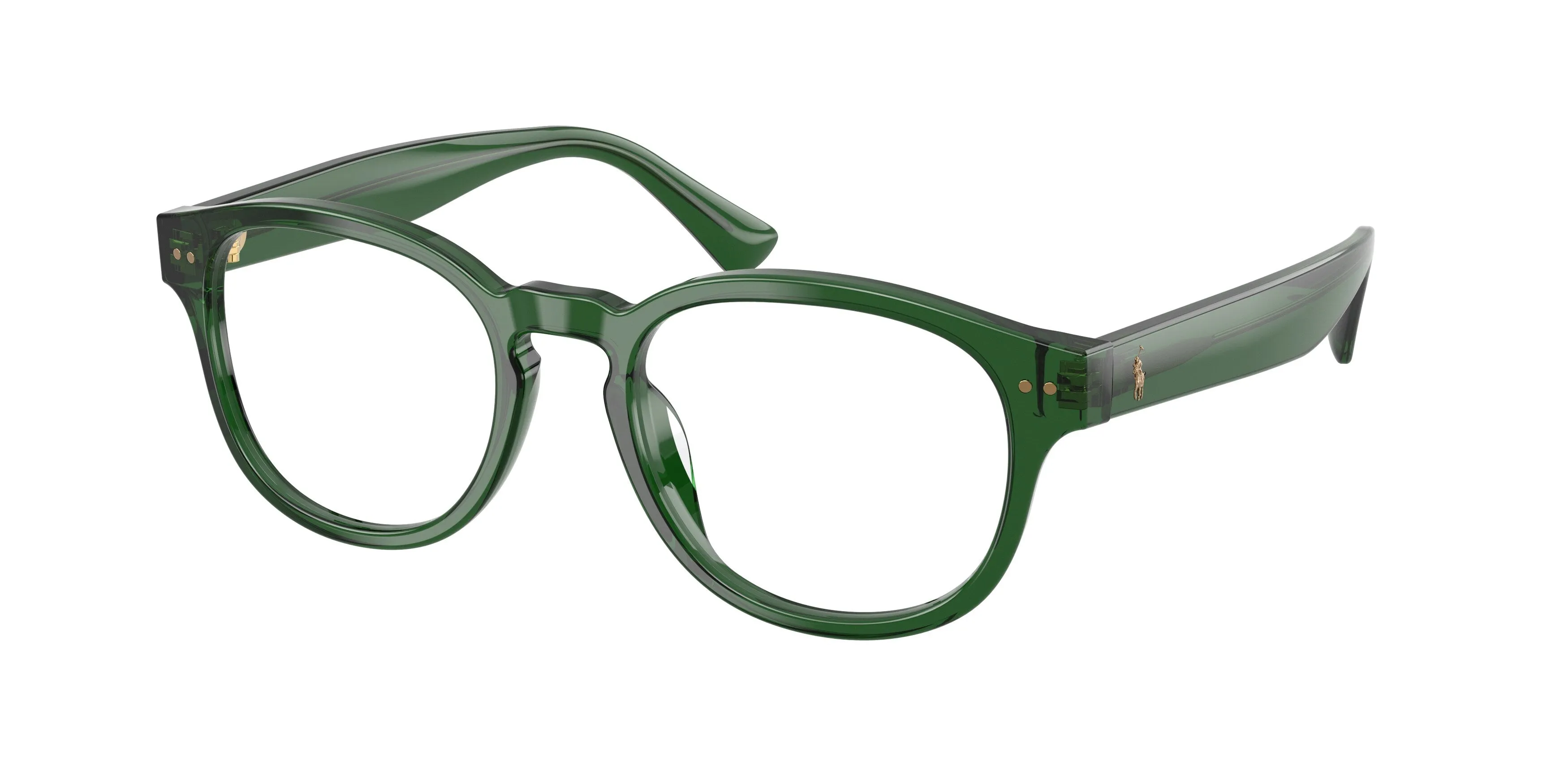 Polo Ralph Lauren PH2318U 6140 Montature da vista Acetato Verde Trasparente Pantos Normale - immagine 1