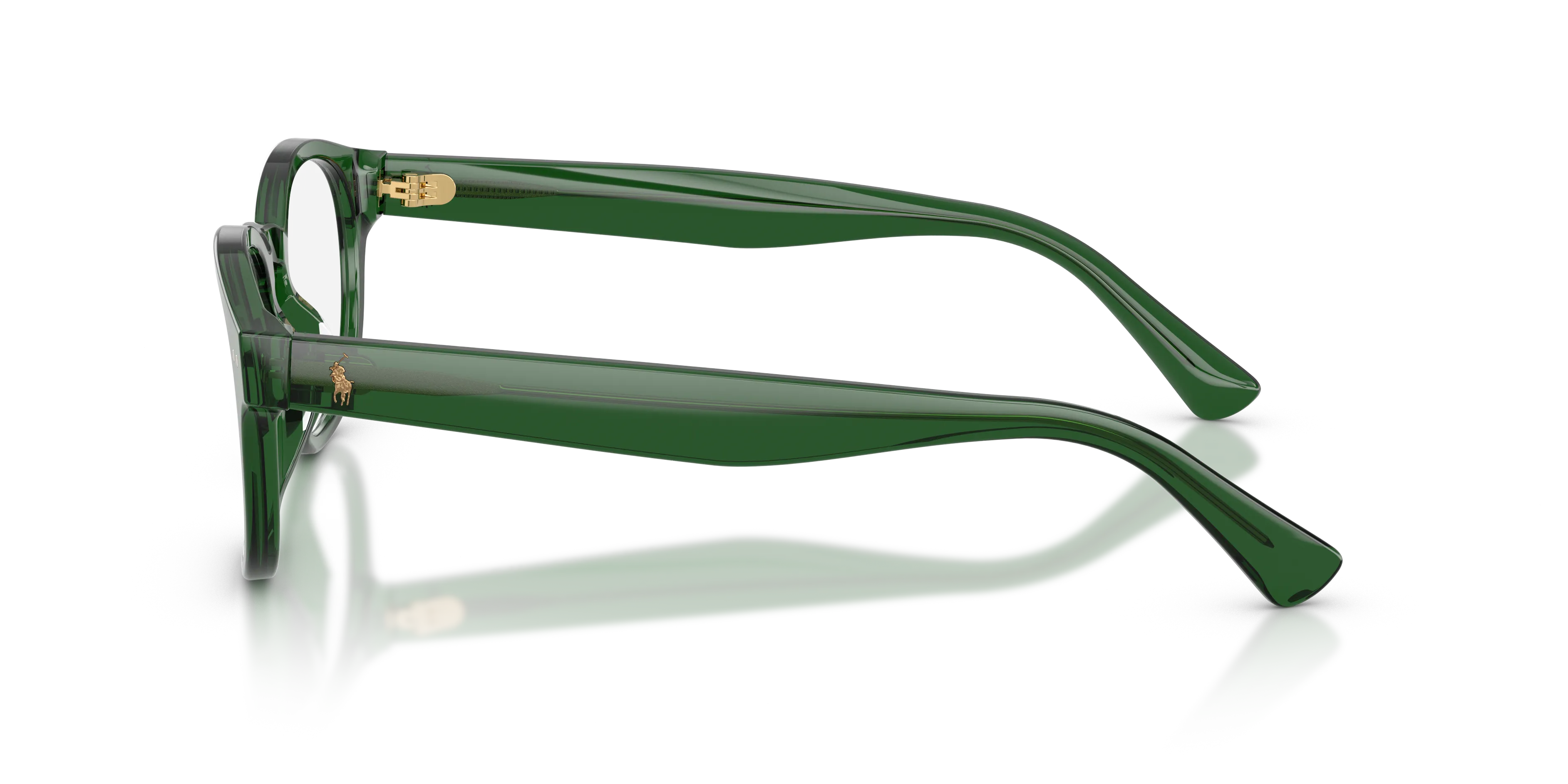 Polo Ralph Lauren PH2318U 6140 Montature da vista Acetato Verde Trasparente Pantos Normale - immagine 4