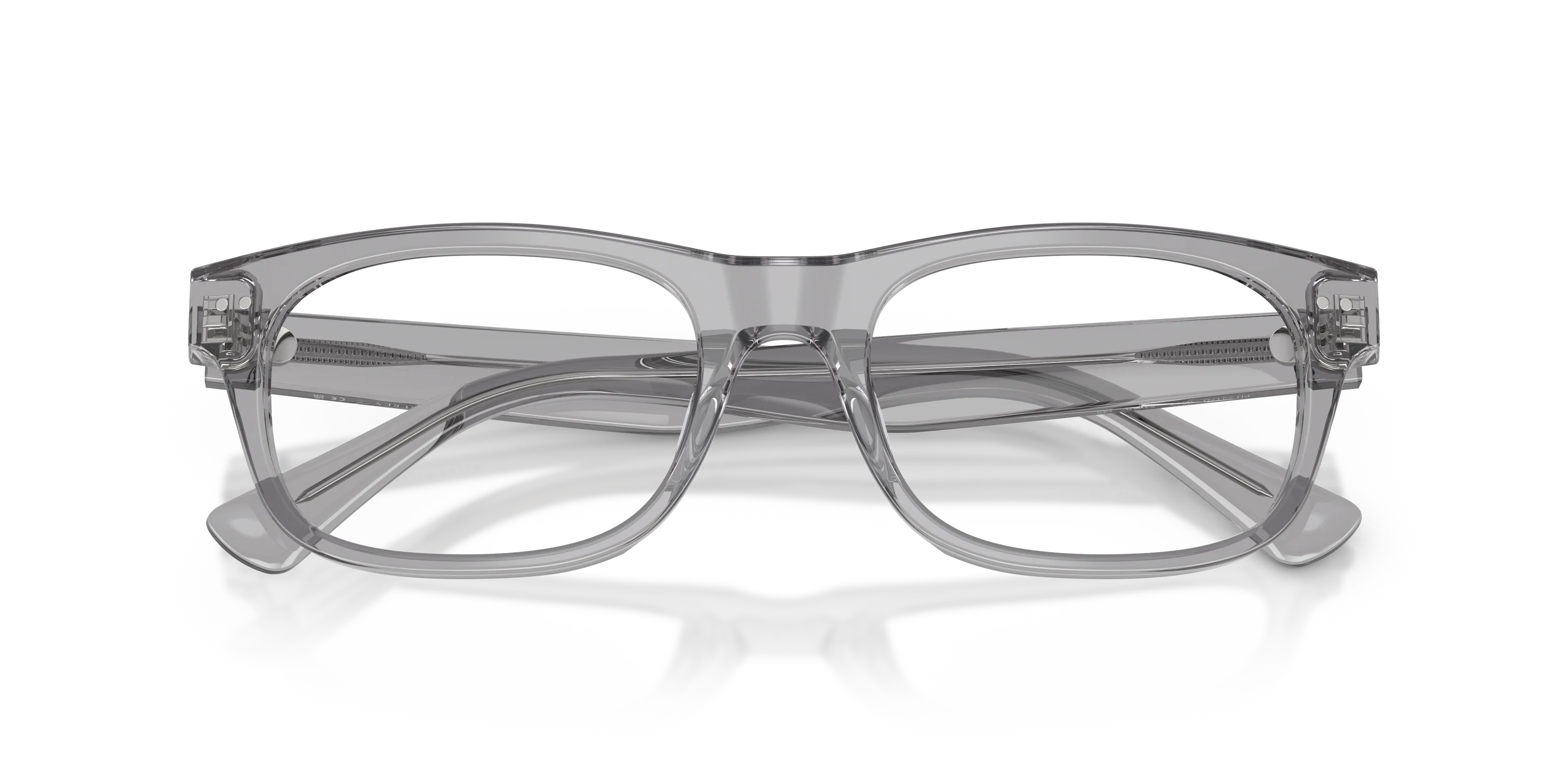 Polo Ralph Lauren PH2317U 6317 Montature da vista Acetato Grigio Trasparente Pillow Normale - immagine 2