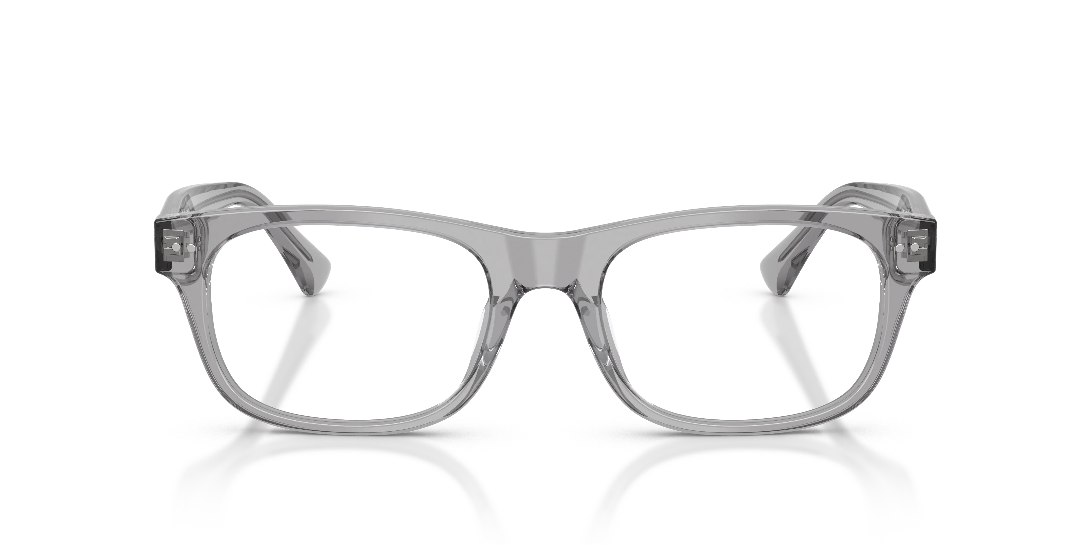 Polo Ralph Lauren PH2317U 6317 Montature da vista Acetato Grigio Trasparente Pillow Normale - immagine 3