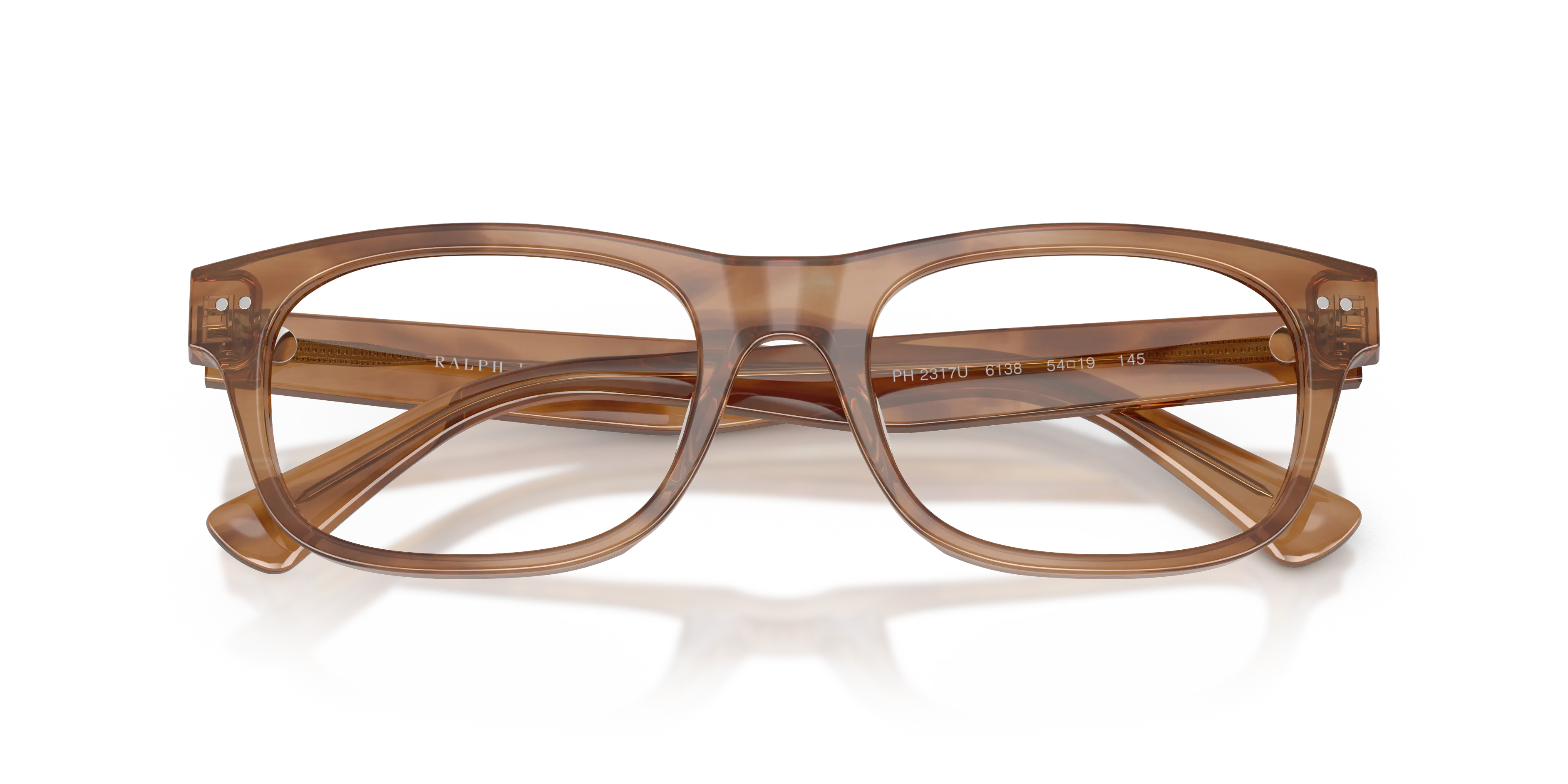 Polo Ralph Lauren PH2317U 6138 Montature da vista Acetato Tartaruga Trasparente Pillow Normale - immagine 2