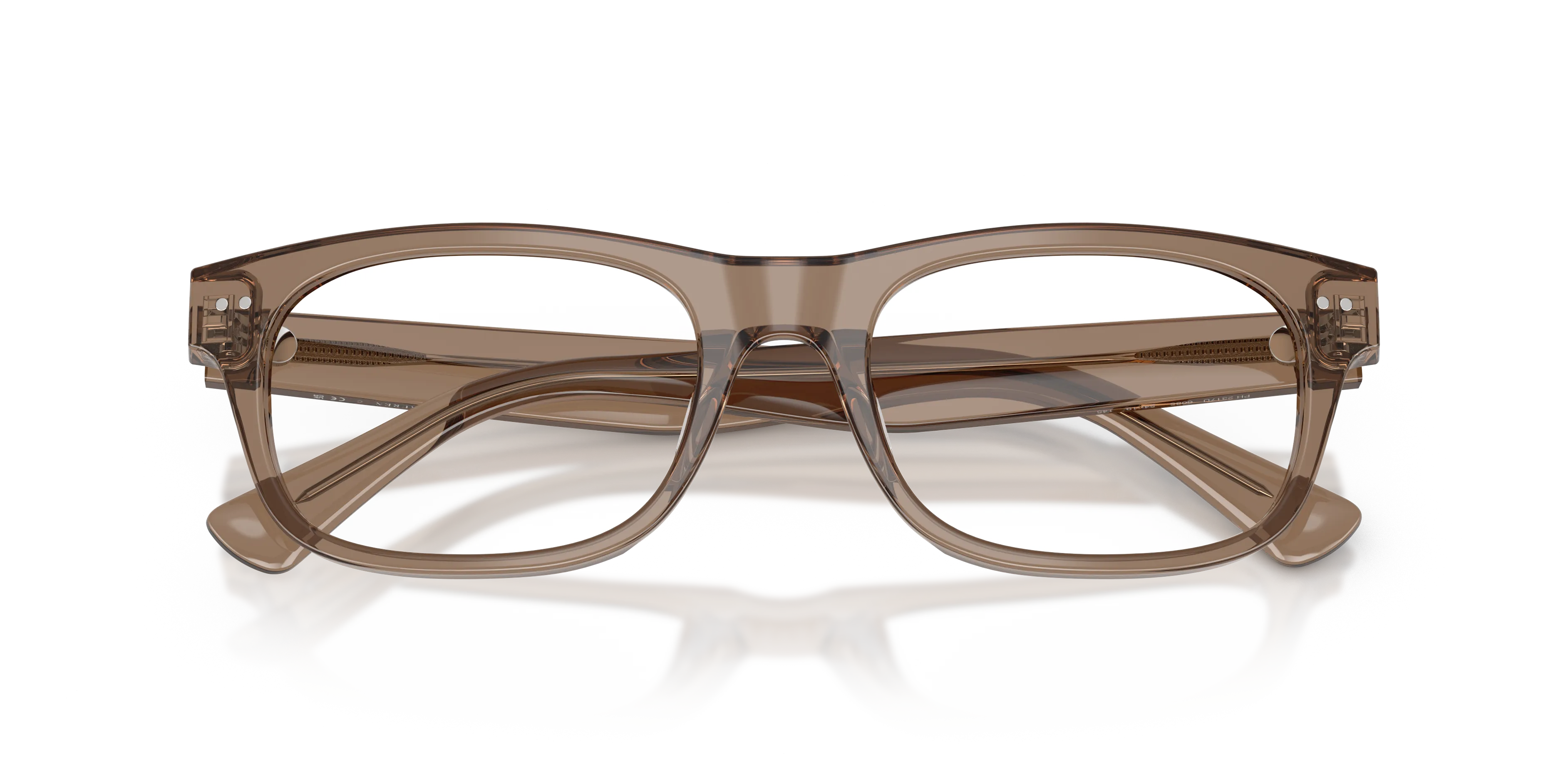 Polo Ralph Lauren PH2317U 6085 Montature da vista Acetato Marrone Trasparente Pillow Normale - immagine 2