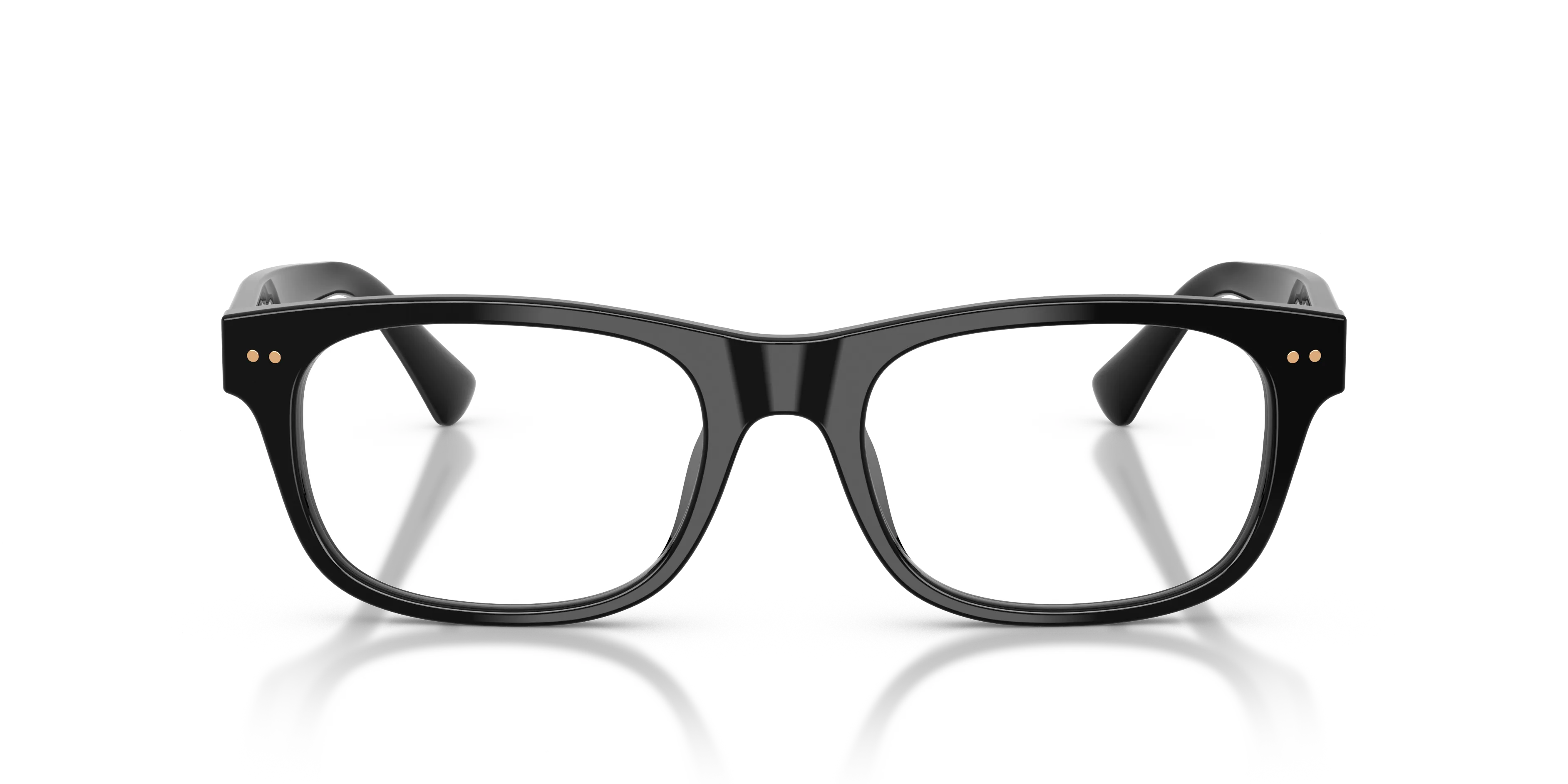 Polo Ralph Lauren PH2317U 5001 Montature da vista Acetato Nero Trasparente Pillow Normale - immagine 3