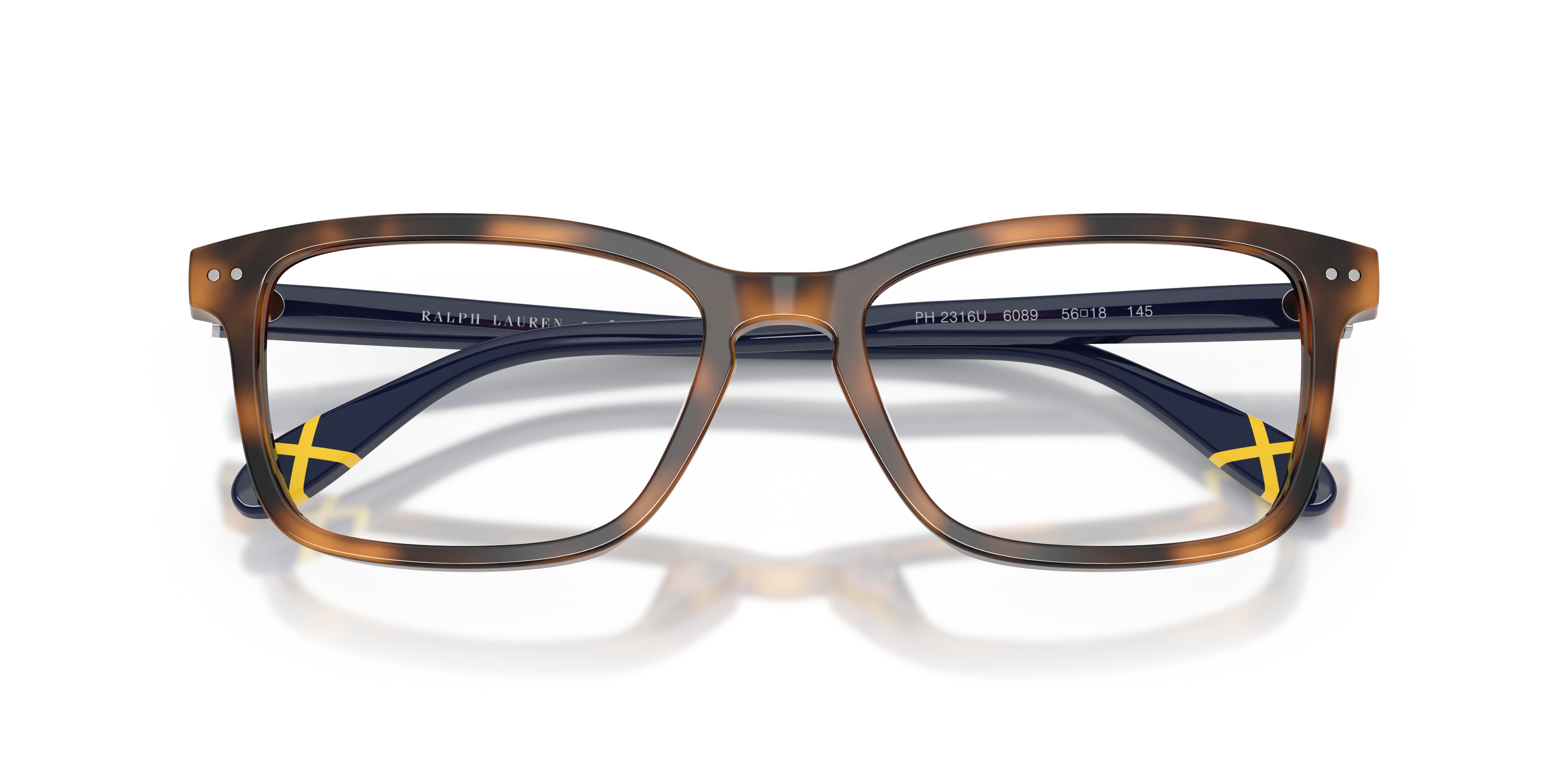 Polo Ralph Lauren PH2316U 6089 Montature da vista Acetato Tartaruga Trasparente Pillow Normale - immagine 2