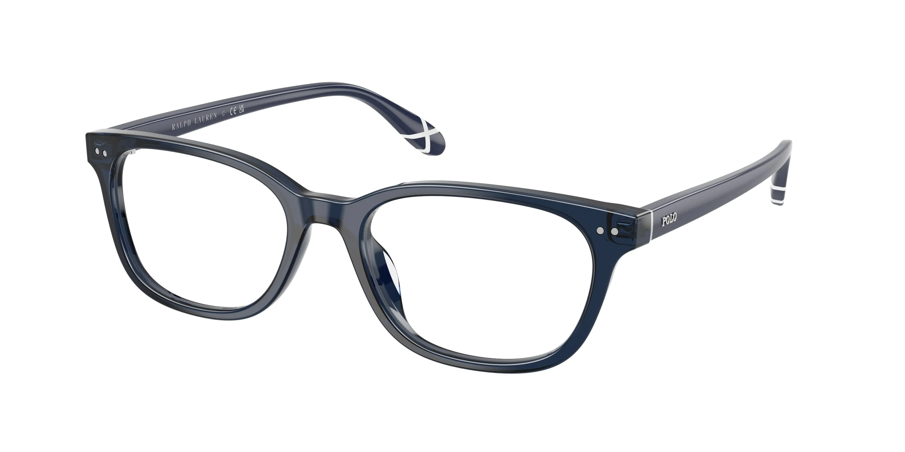 Polo Ralph Lauren PH2315U 5470 Montature da vista Acetato Blu Trasparente Pillow Normale - immagine 1