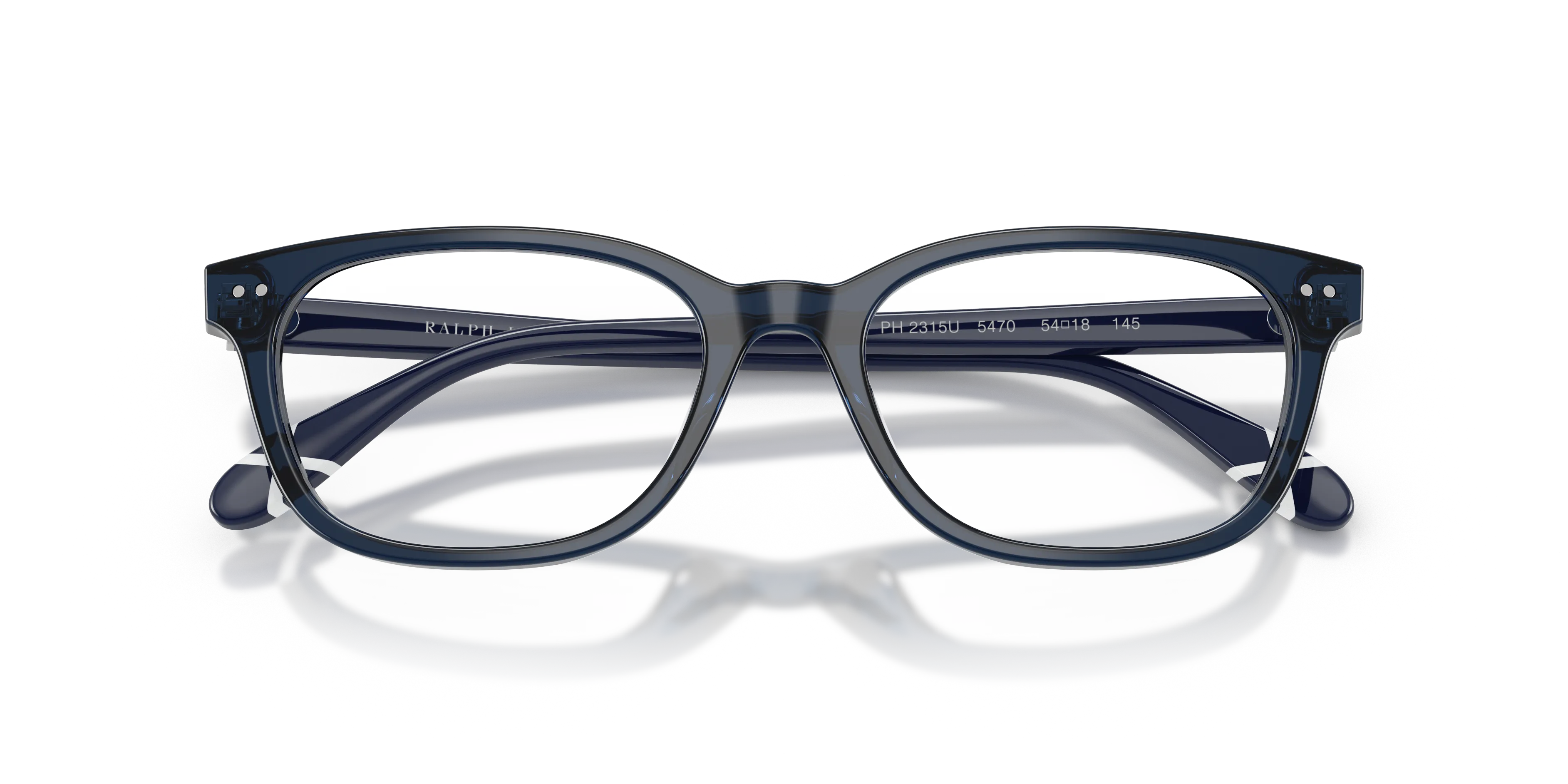 Polo Ralph Lauren PH2315U 5470 Montature da vista Acetato Blu Trasparente Pillow Normale - immagine 2