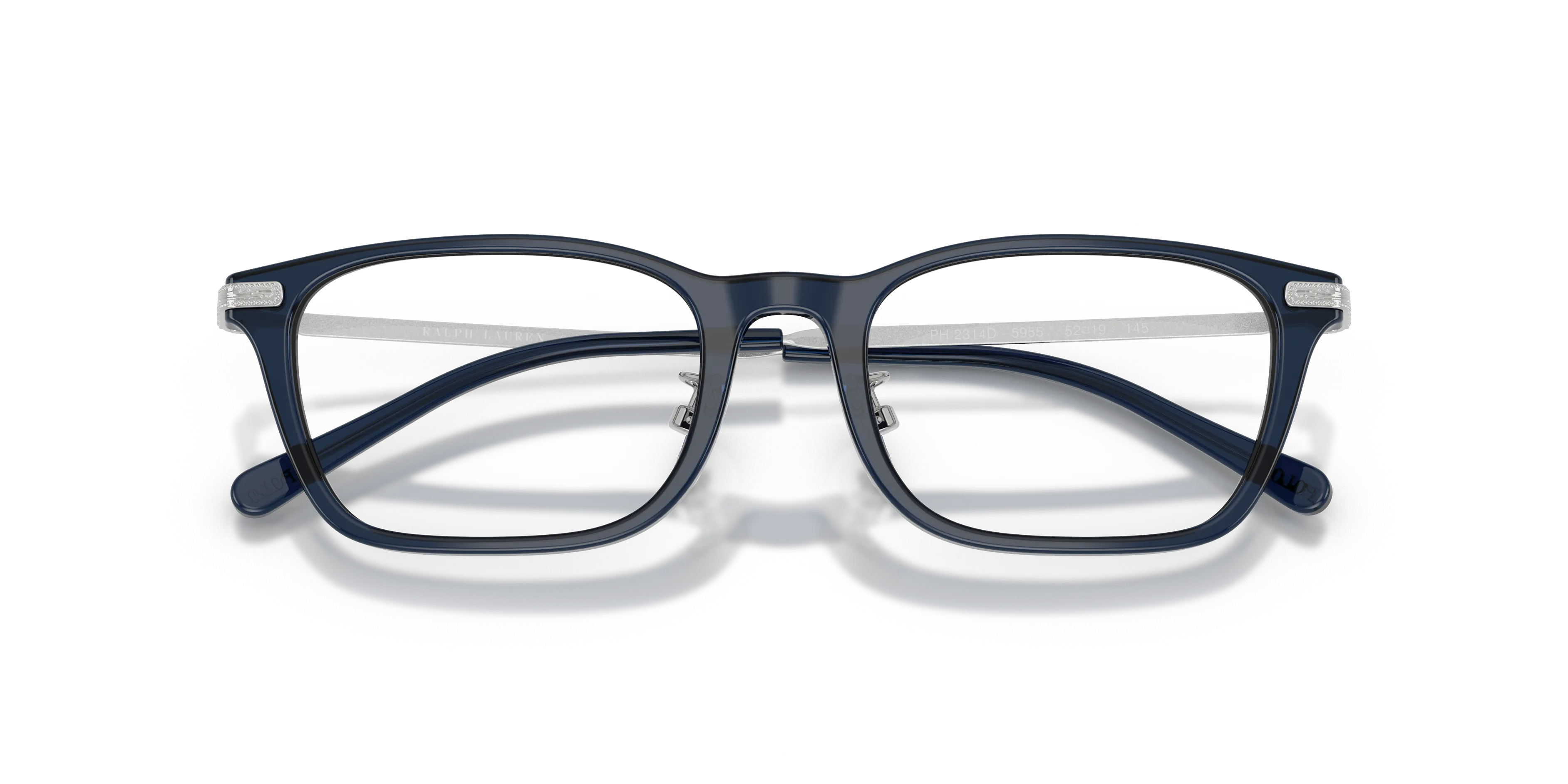 Polo Ralph Lauren PH2314D 5955 Montature da vista Acetato Blu Trasparente Squadrata Normale - immagine 2