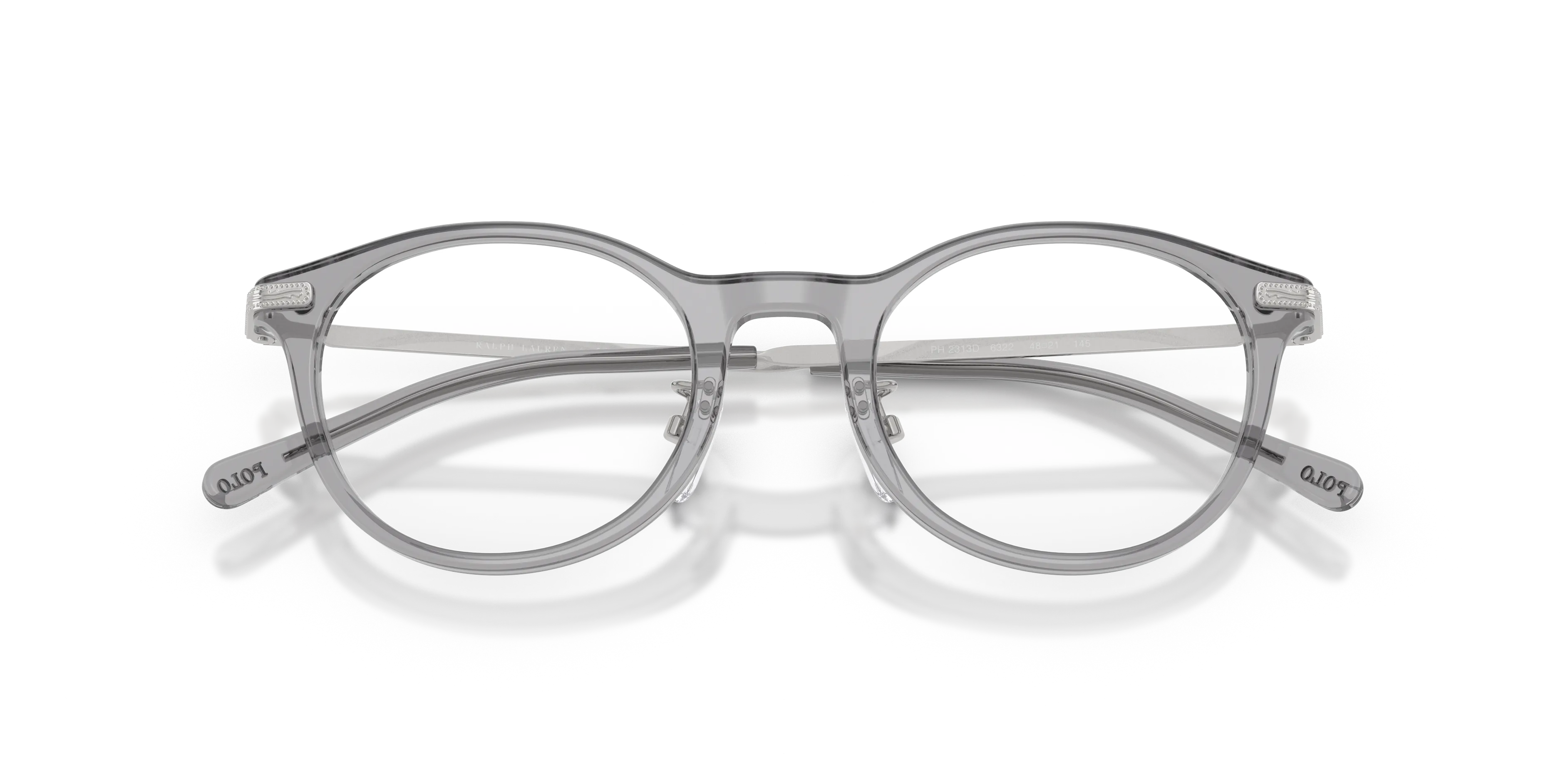 Polo Ralph Lauren PH2313D 6322 Montature da vista Acetato Grigio Trasparente Pantos Normale - immagine 2