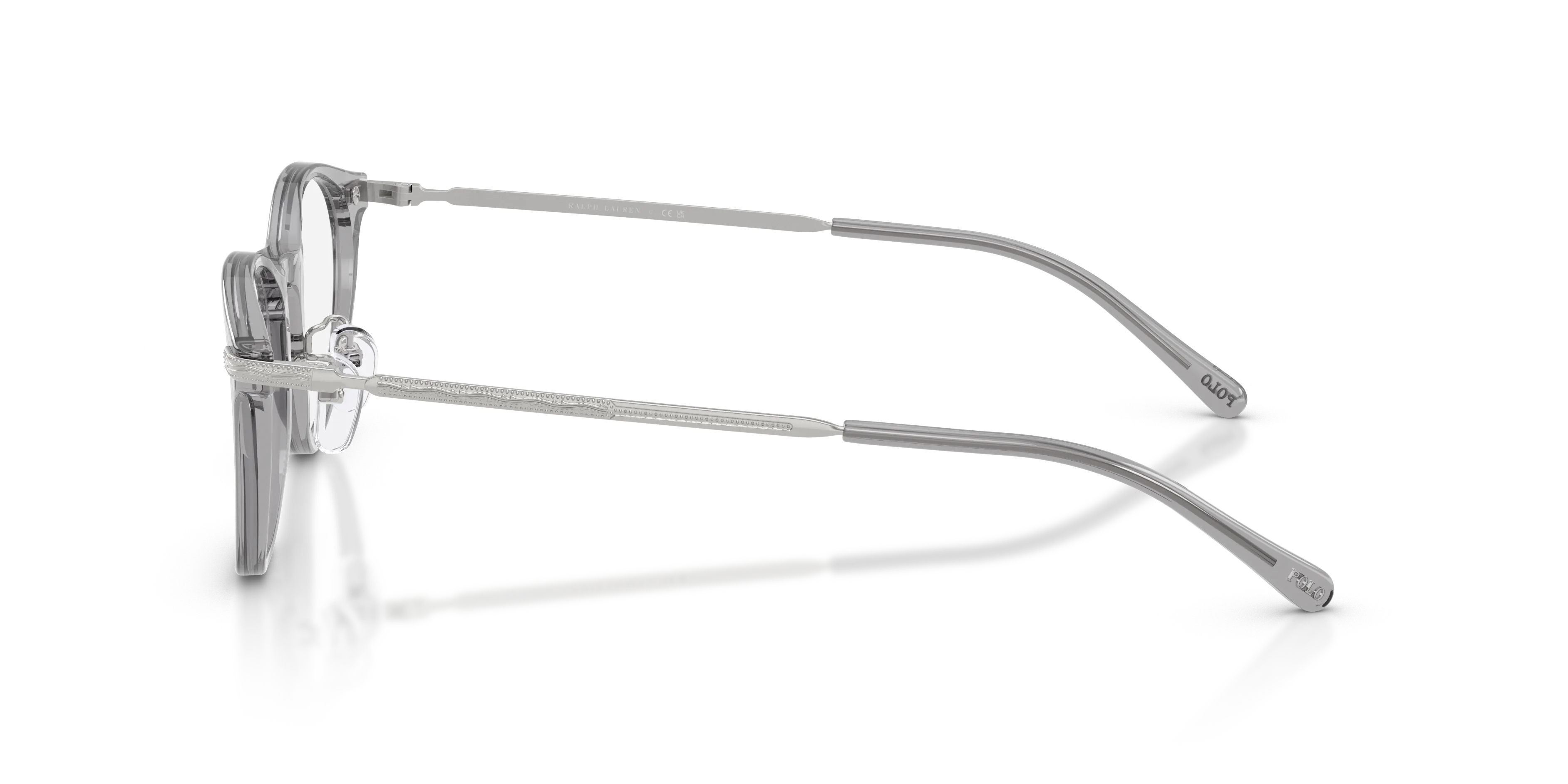 Polo Ralph Lauren PH2313D 6322 Montature da vista Acetato Grigio Trasparente Pantos Normale - immagine 4
