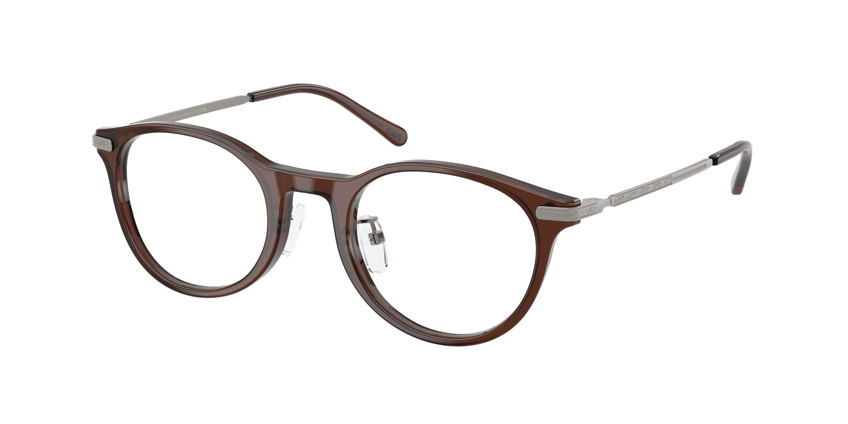 Polo Ralph Lauren PH2313D 6282 Montature da vista Acetato Marrone Trasparente Pantos Normale - immagine 1