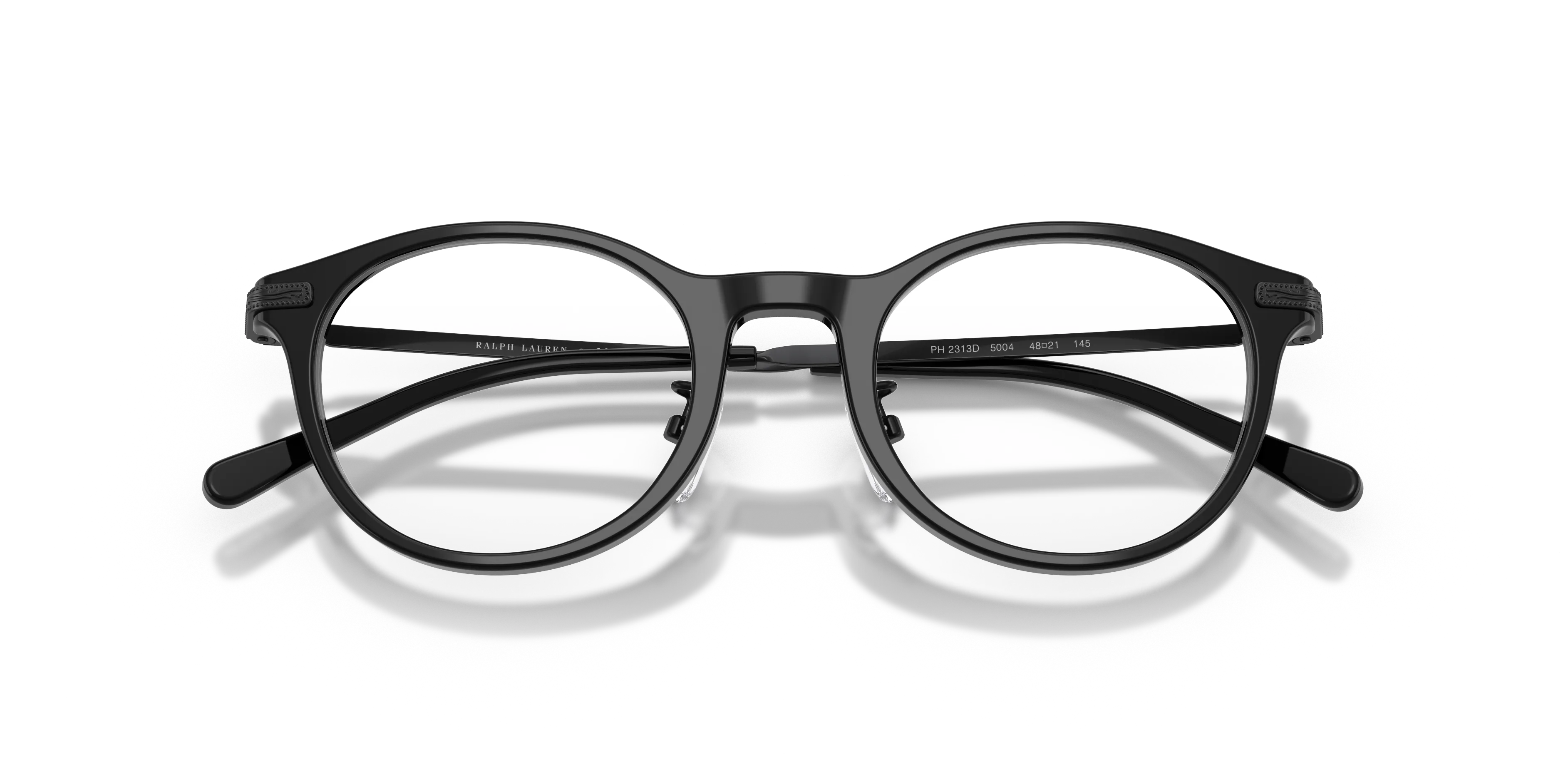 Polo Ralph Lauren PH2313D 5004 Montature da vista Acetato Nero Trasparente Pantos Normale - immagine 2