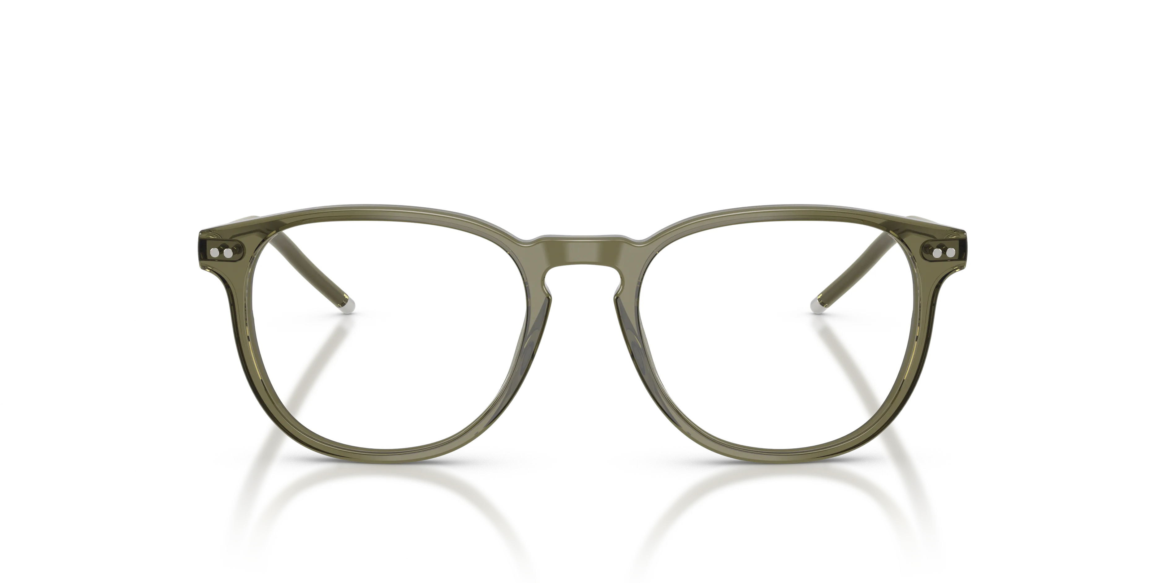Polo Ralph Lauren PH2225 6284 Montature da vista Acetato Verde Trasparente Pantos Normale - immagine 3