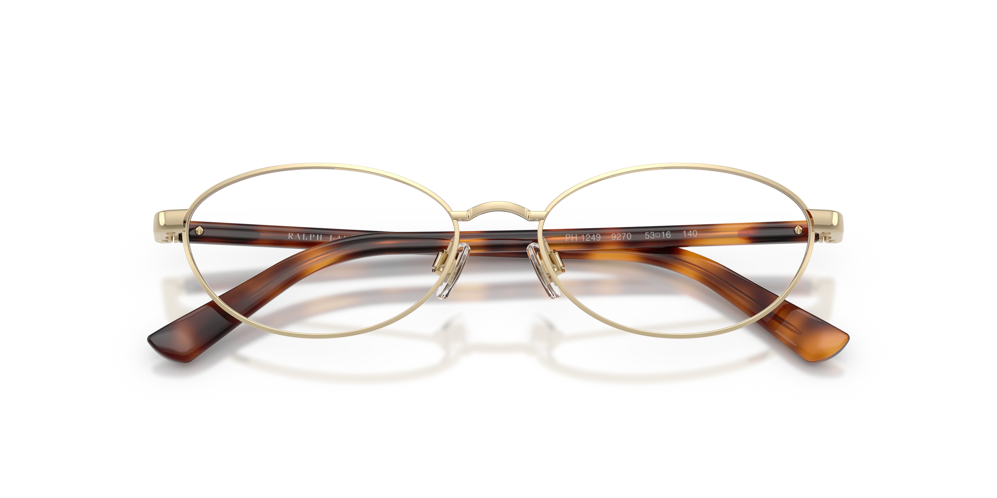 Polo Ralph Lauren PH1249 9270 Montature da vista Metallo Oro Trasparente Rotonda Normale - immagine 2