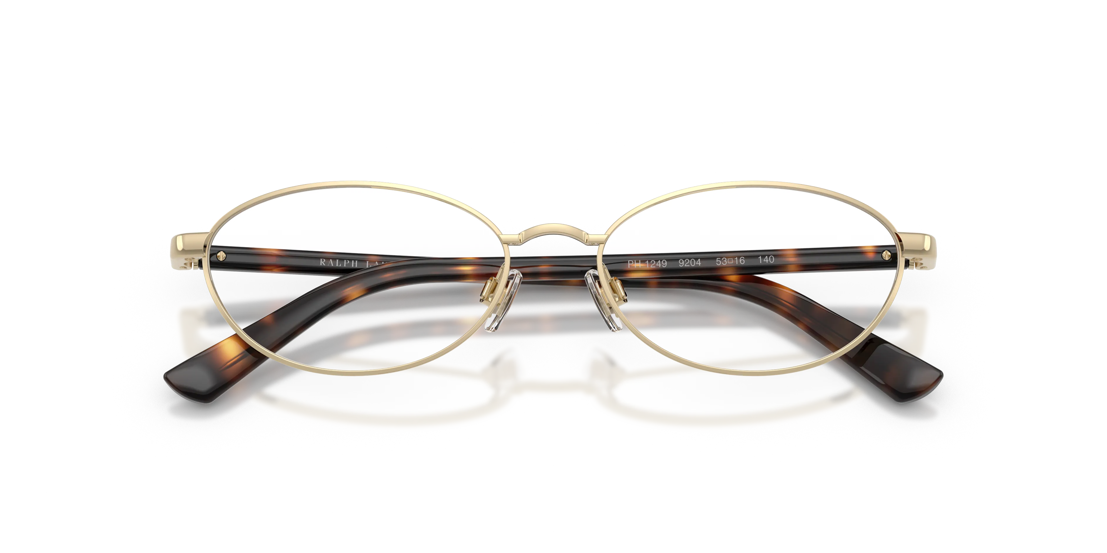 Polo Ralph Lauren PH1249 9204 Montature da vista Metallo Oro Trasparente Rotonda Normale - immagine 2