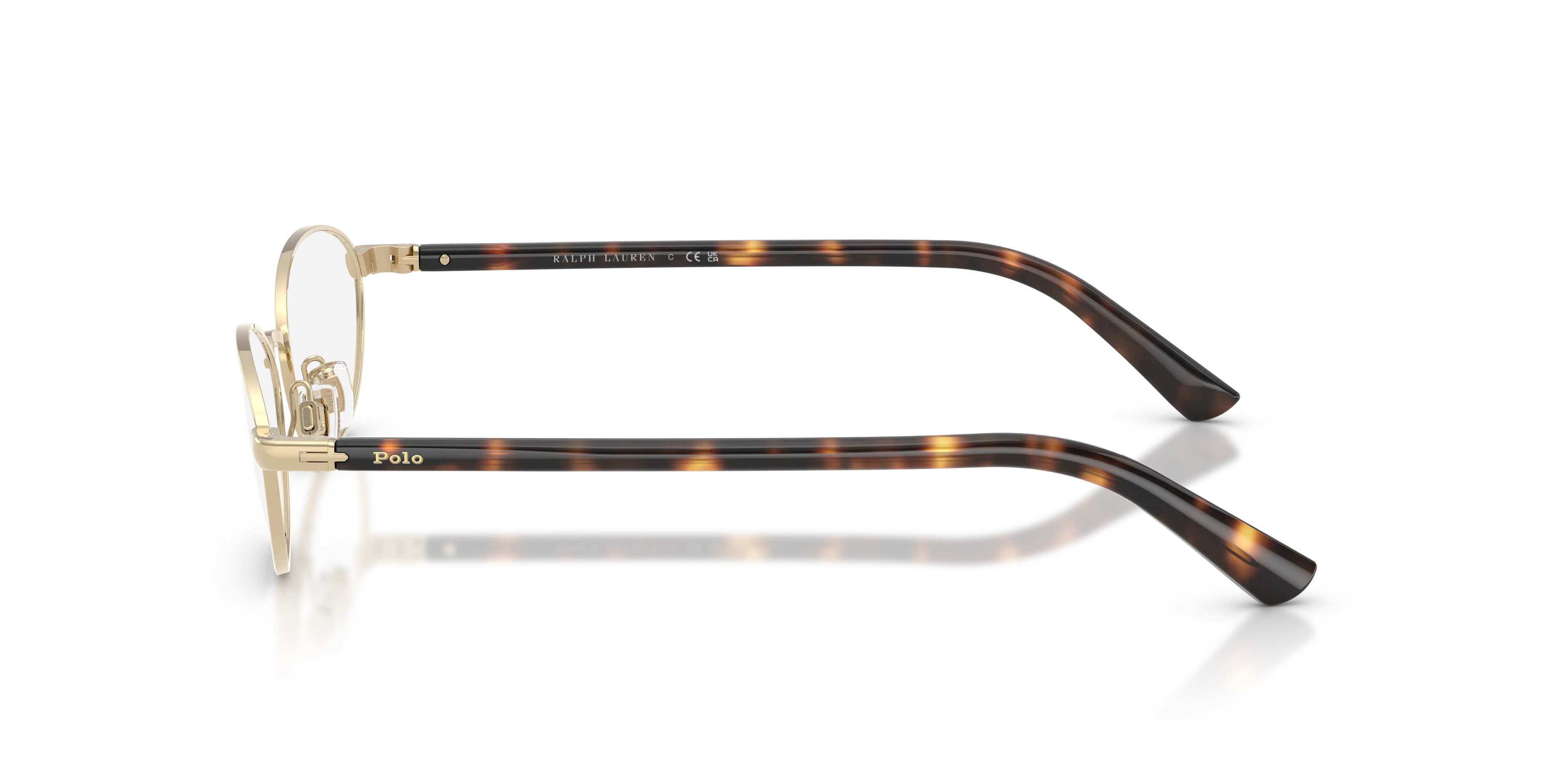 Polo Ralph Lauren PH1249 9204 Montature da vista Metallo Oro Trasparente Rotonda Normale - immagine 4