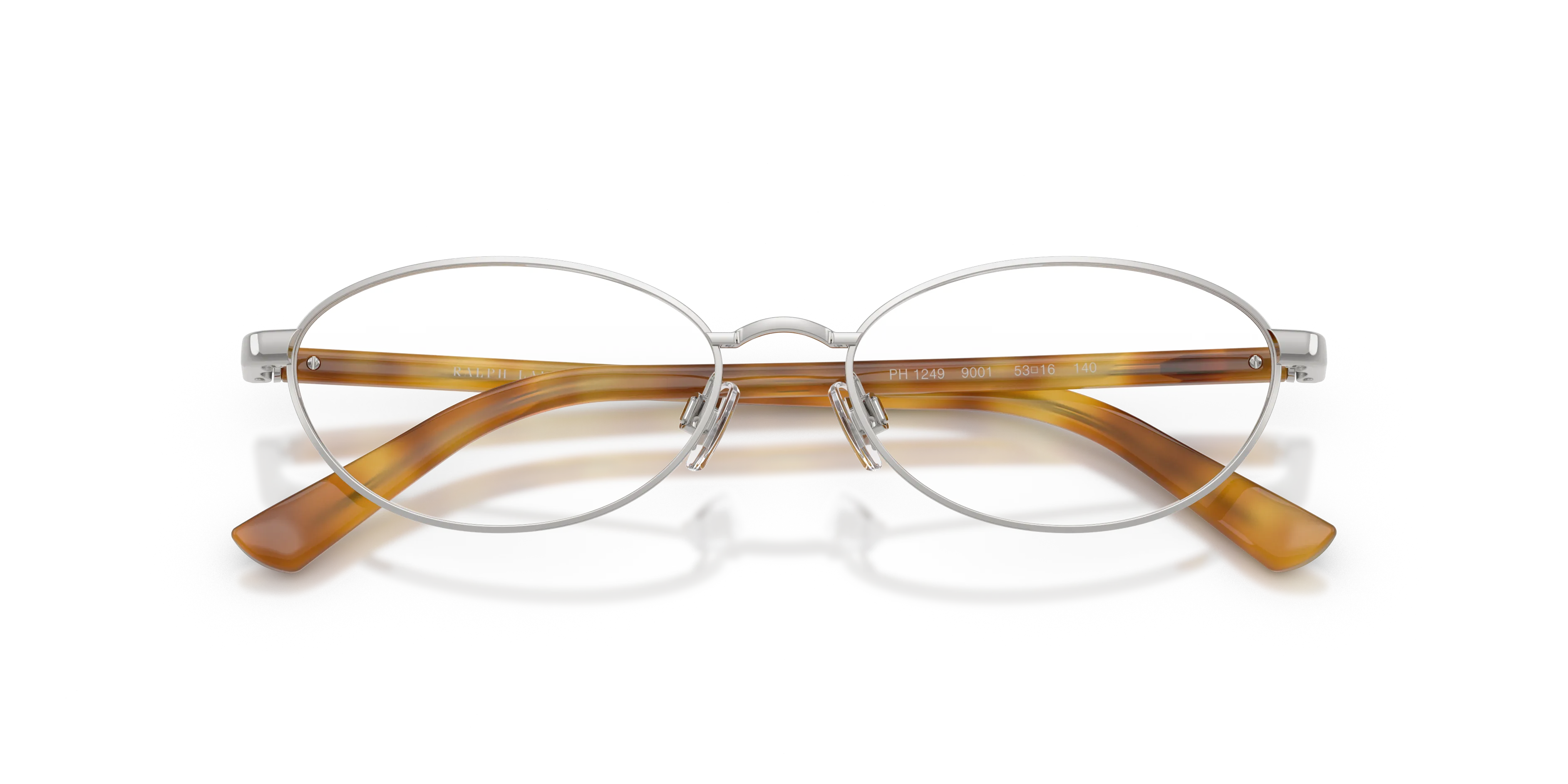 Polo Ralph Lauren PH1249 9001 Montature da vista Metallo Argento Trasparente Rotonda Normale - immagine 2