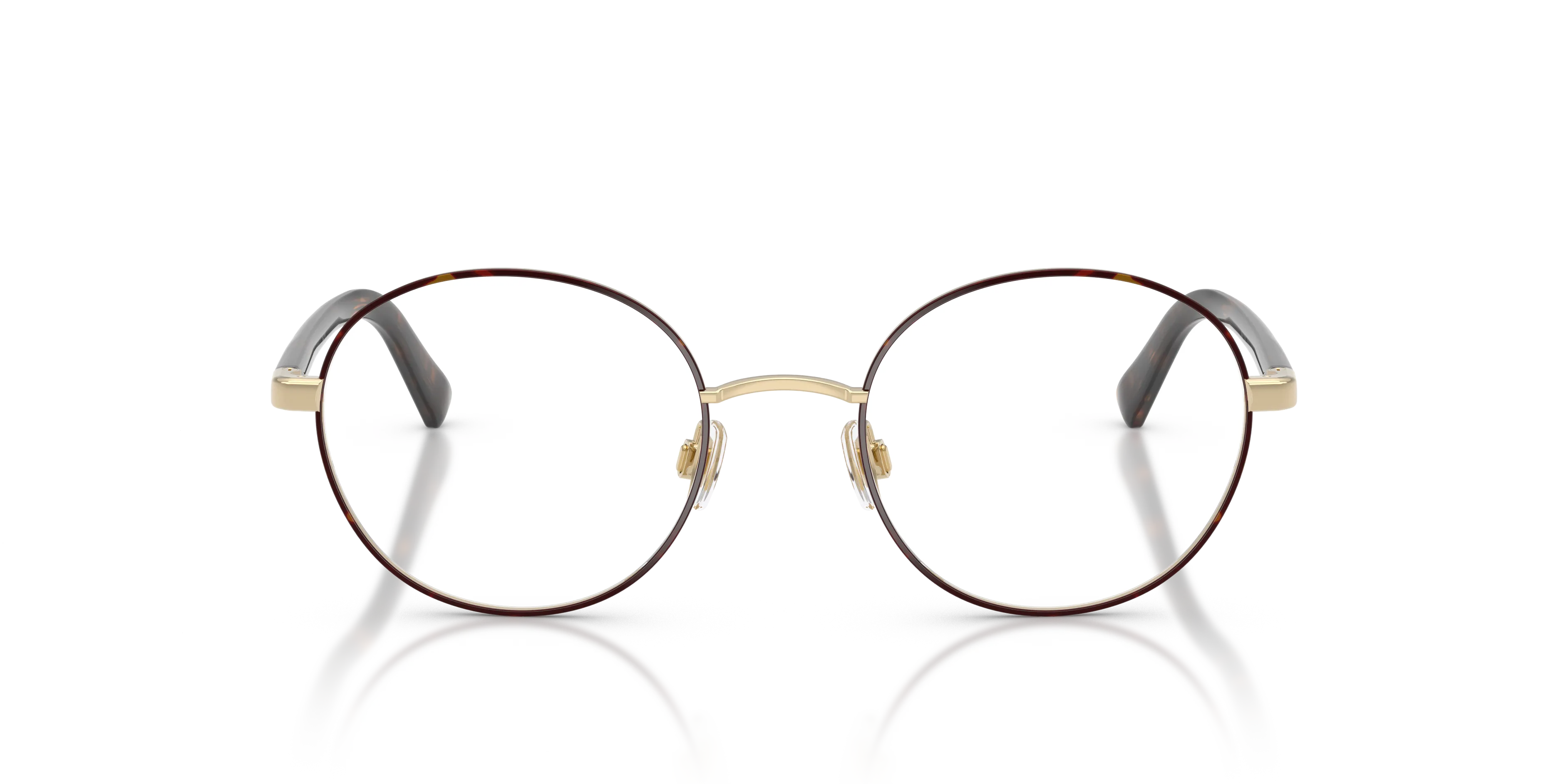 Polo Ralph Lauren PH1248 9393 Montature da vista Metallo Oro Trasparente Rotonda Normale - immagine 3