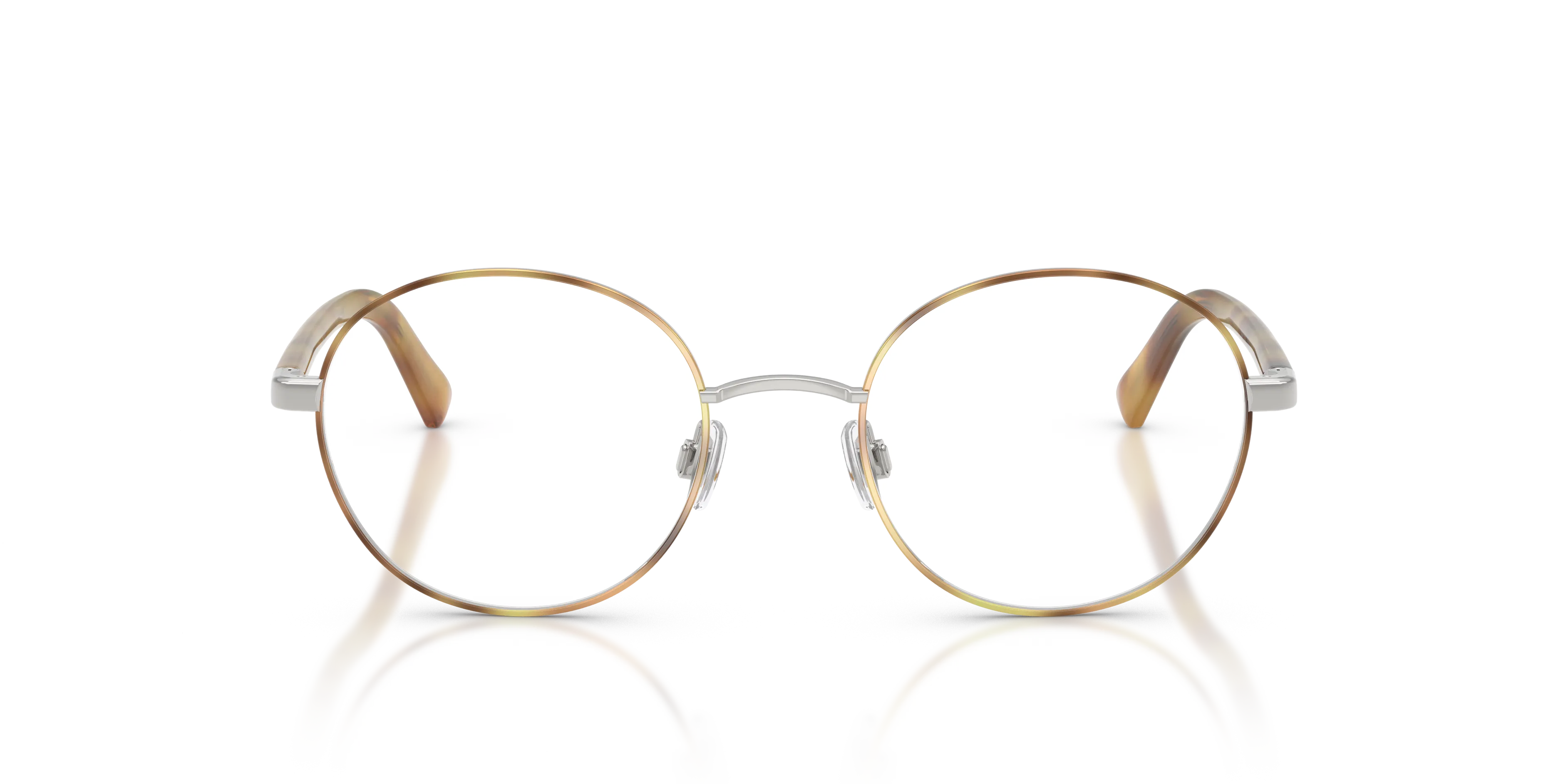 Polo Ralph Lauren PH1248 9205 Montature da vista Metallo Argento Trasparente Rotonda Normale - immagine 3