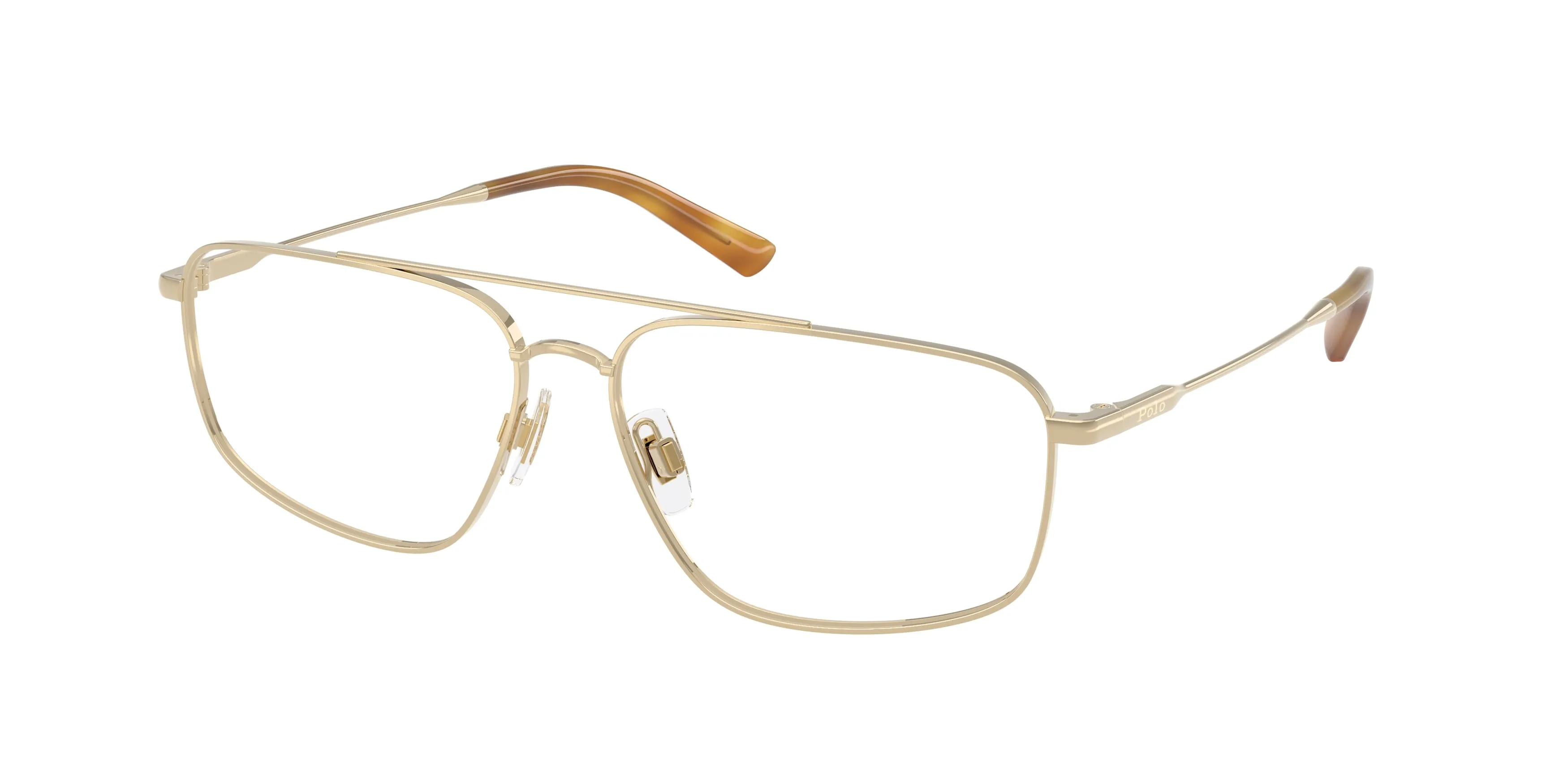 Polo Ralph Lauren PH1247 9271 Montature da vista Metallo Oro Trasparente Pilot Normale - immagine 1